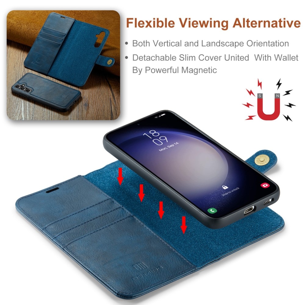 Samsung Galaxy A15 Magnet Wallet Blue