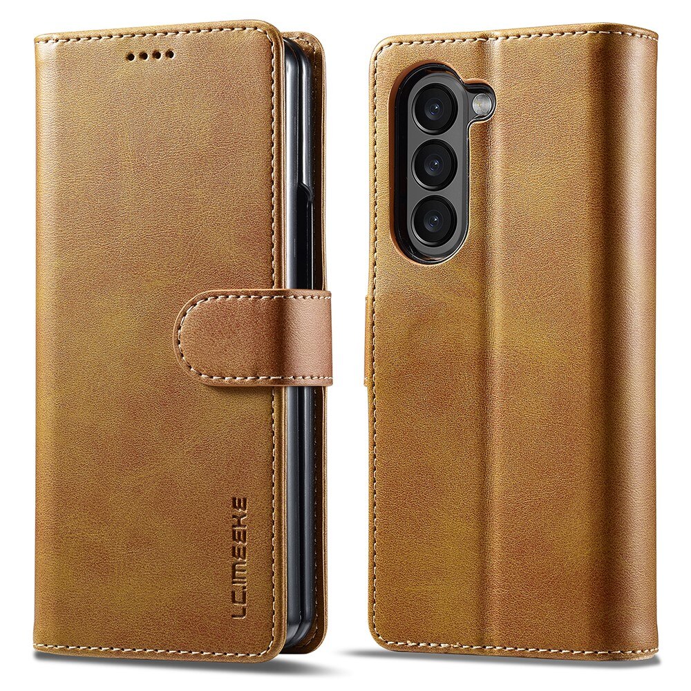 Samsung Galaxy Z Fold 6 Wallet Case Cognac