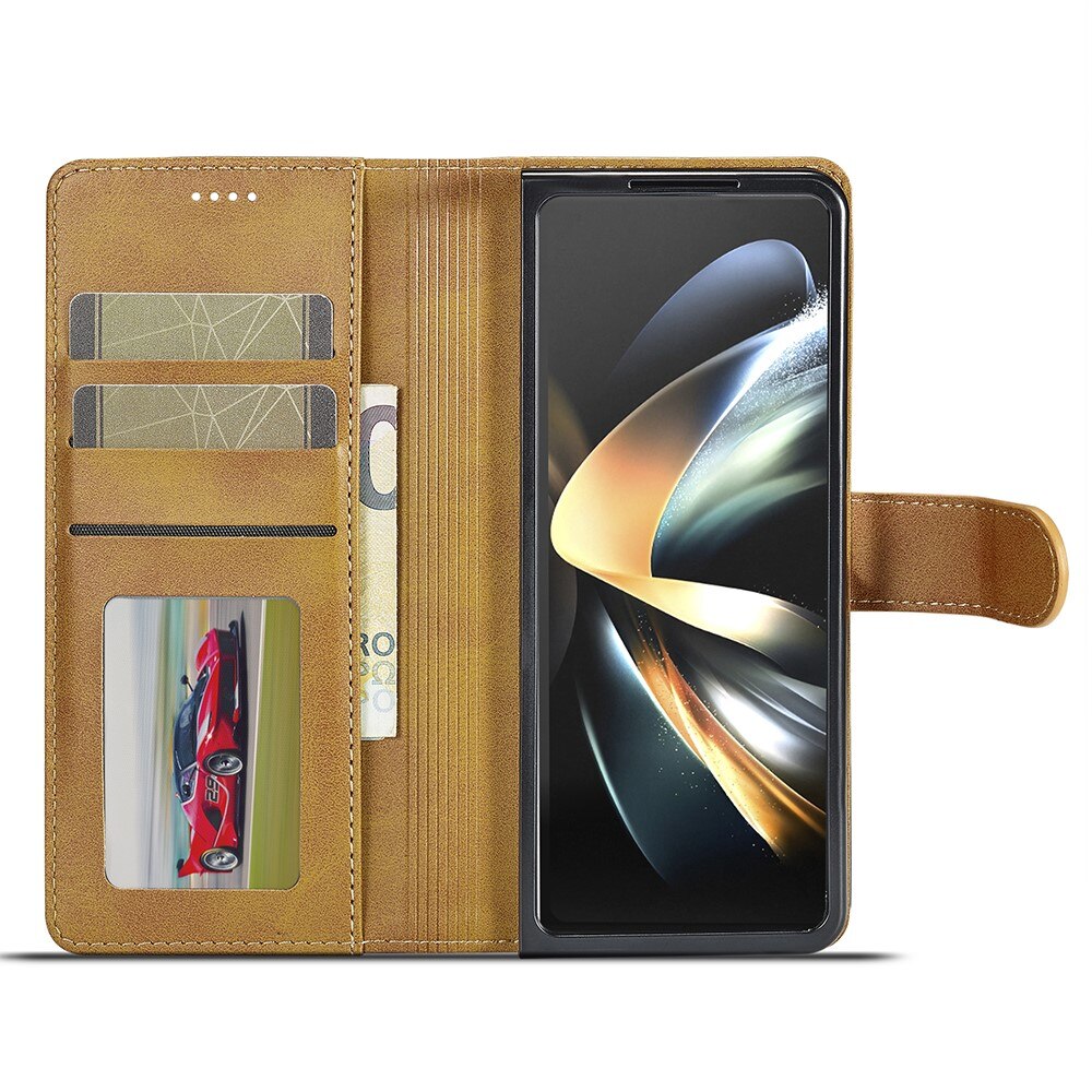 Samsung Galaxy Z Fold 6 Wallet Case Cognac