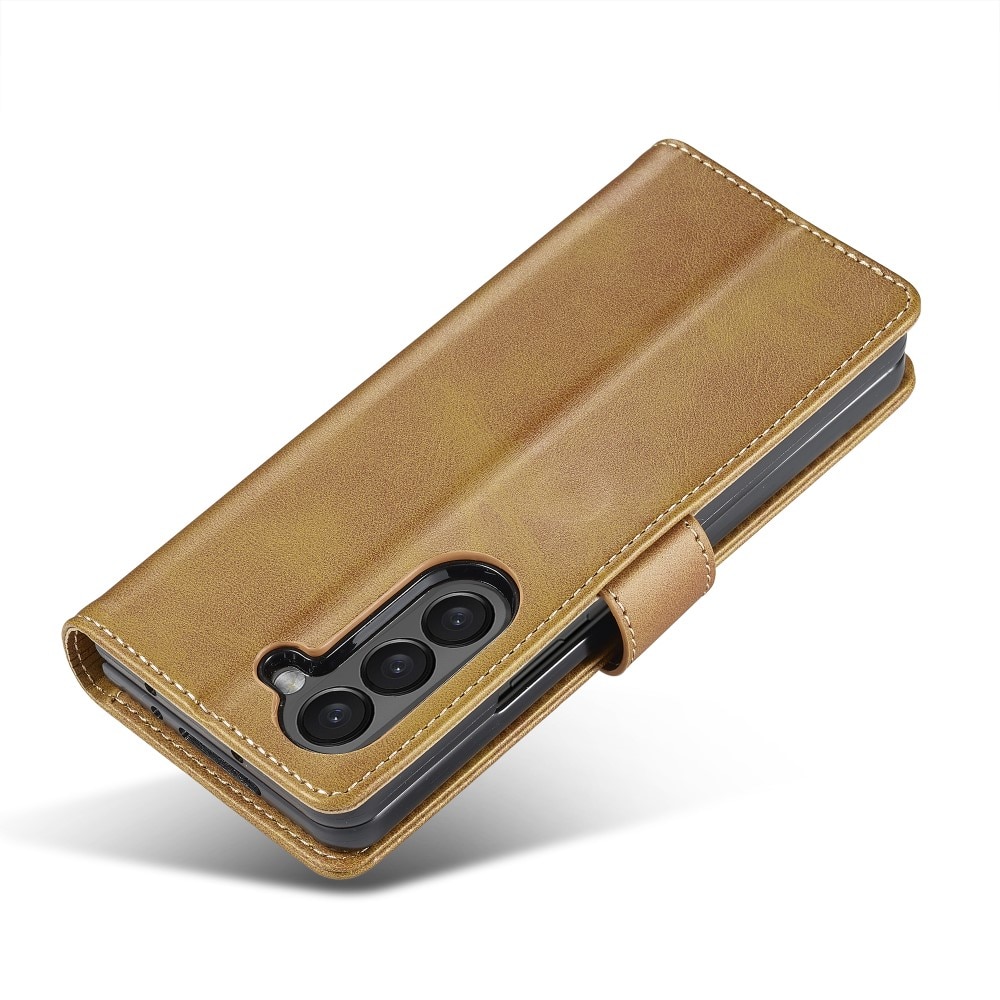 Samsung Galaxy Z Fold 6 Wallet Case Cognac