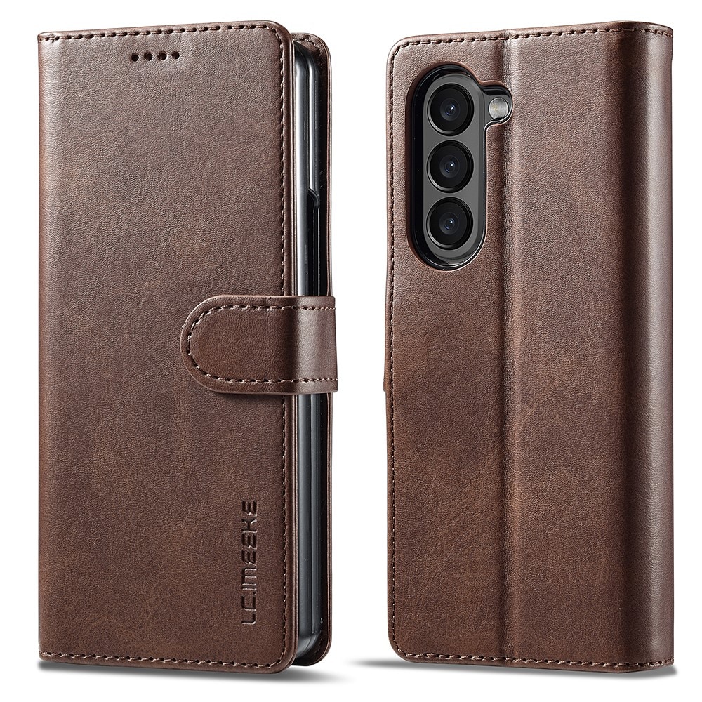 Samsung Galaxy Z Fold 6 Wallet Case Brown