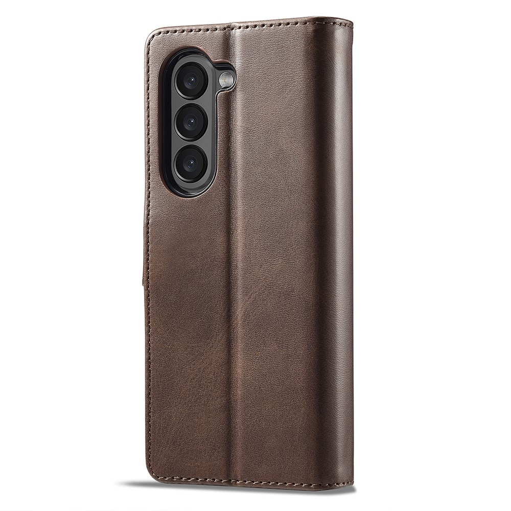 Samsung Galaxy Z Fold 6 Wallet Case Brown