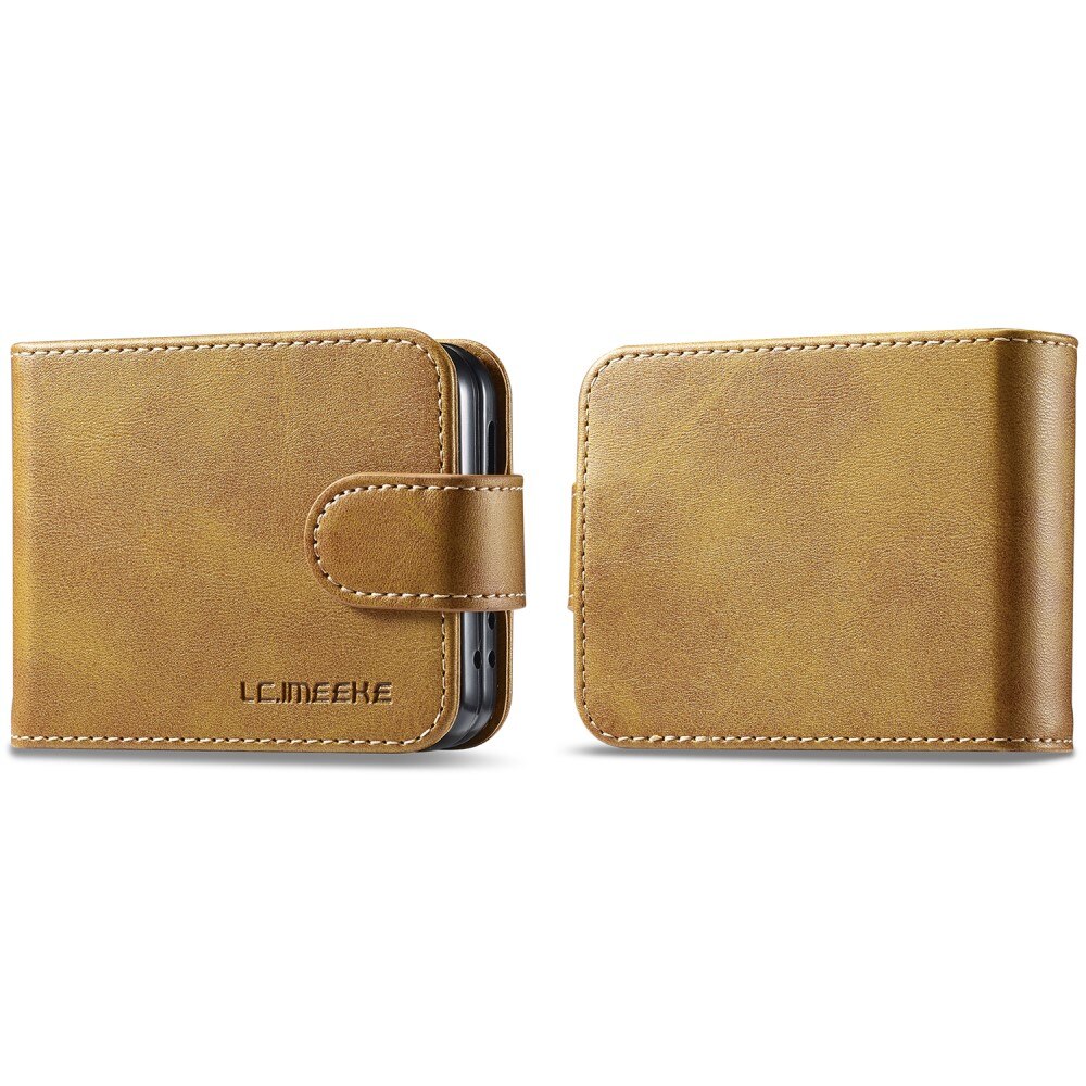 Samsung Galaxy Z Flip 6 Wallet Case Cognac