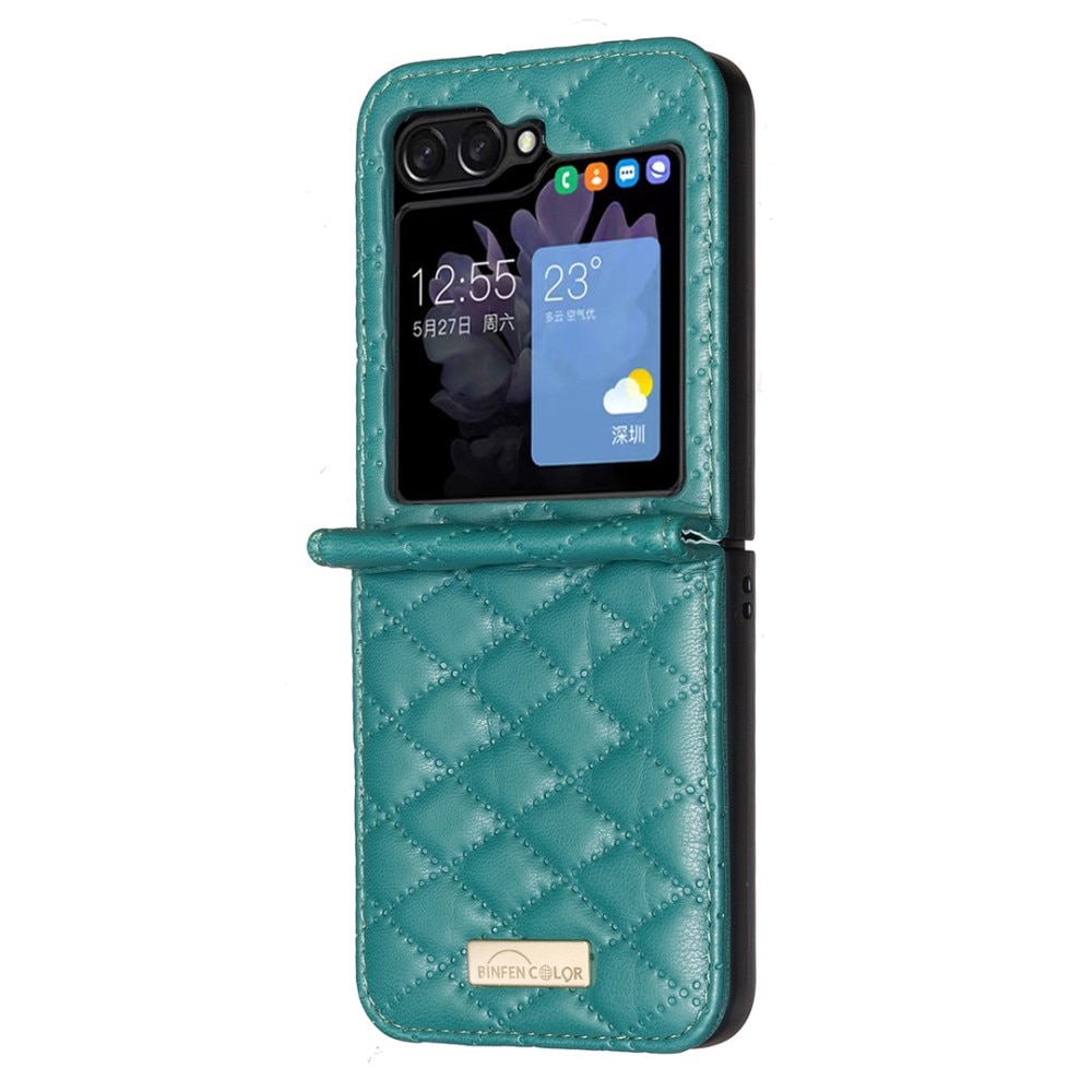 Samsung Galaxy Z Flip 6 Quilted Cover Green