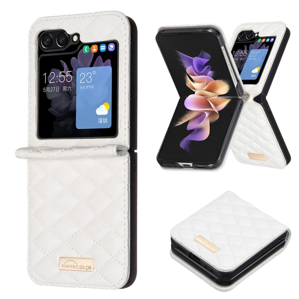 Samsung Galaxy Z Flip 6 Quilted Cover White