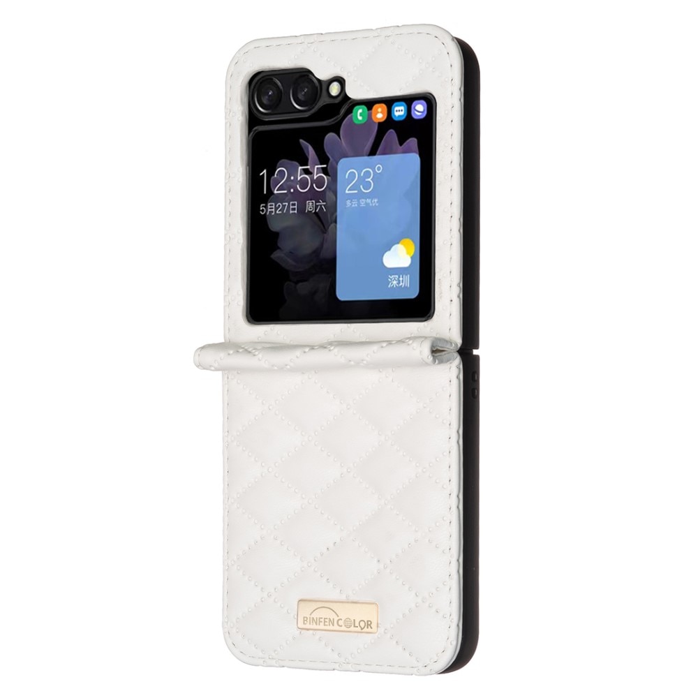 Samsung Galaxy Z Flip 6 Quilted Cover White