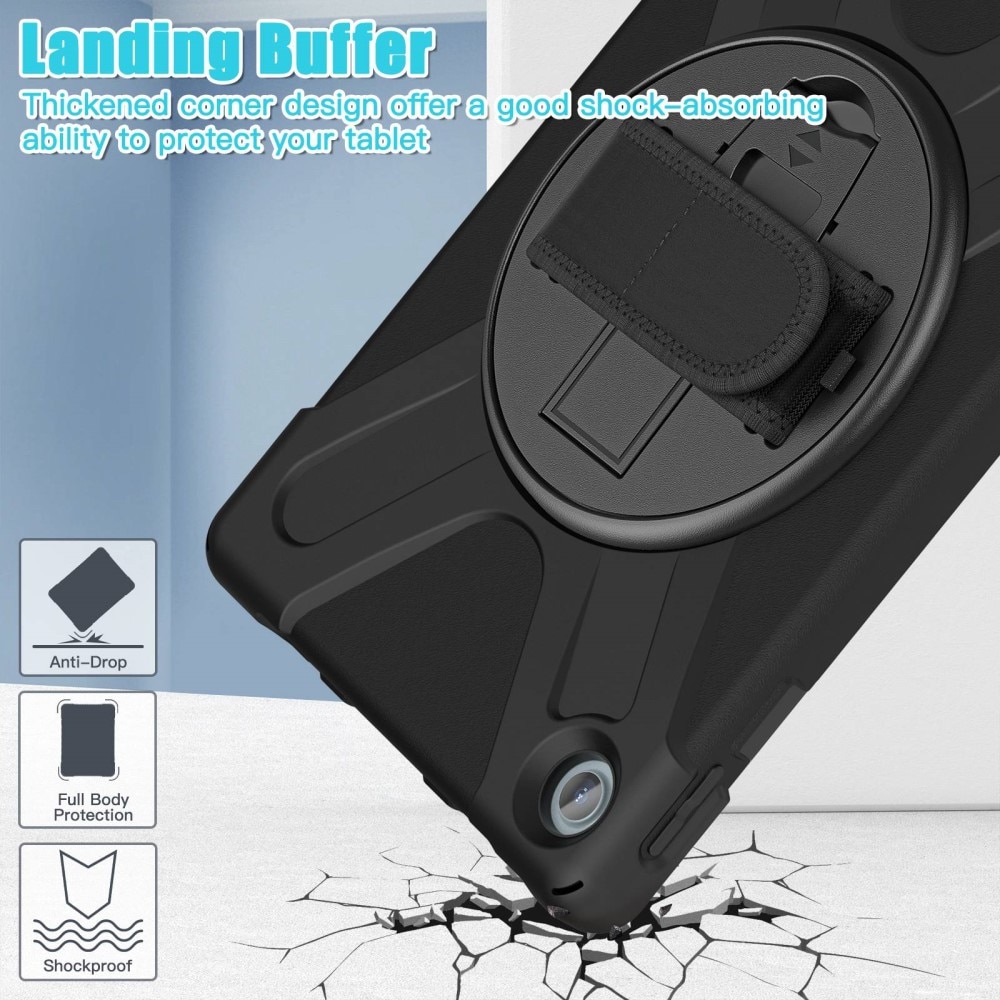 Lenovo M10 Plus (3rd gen) Shockproof Hybrid Case Black