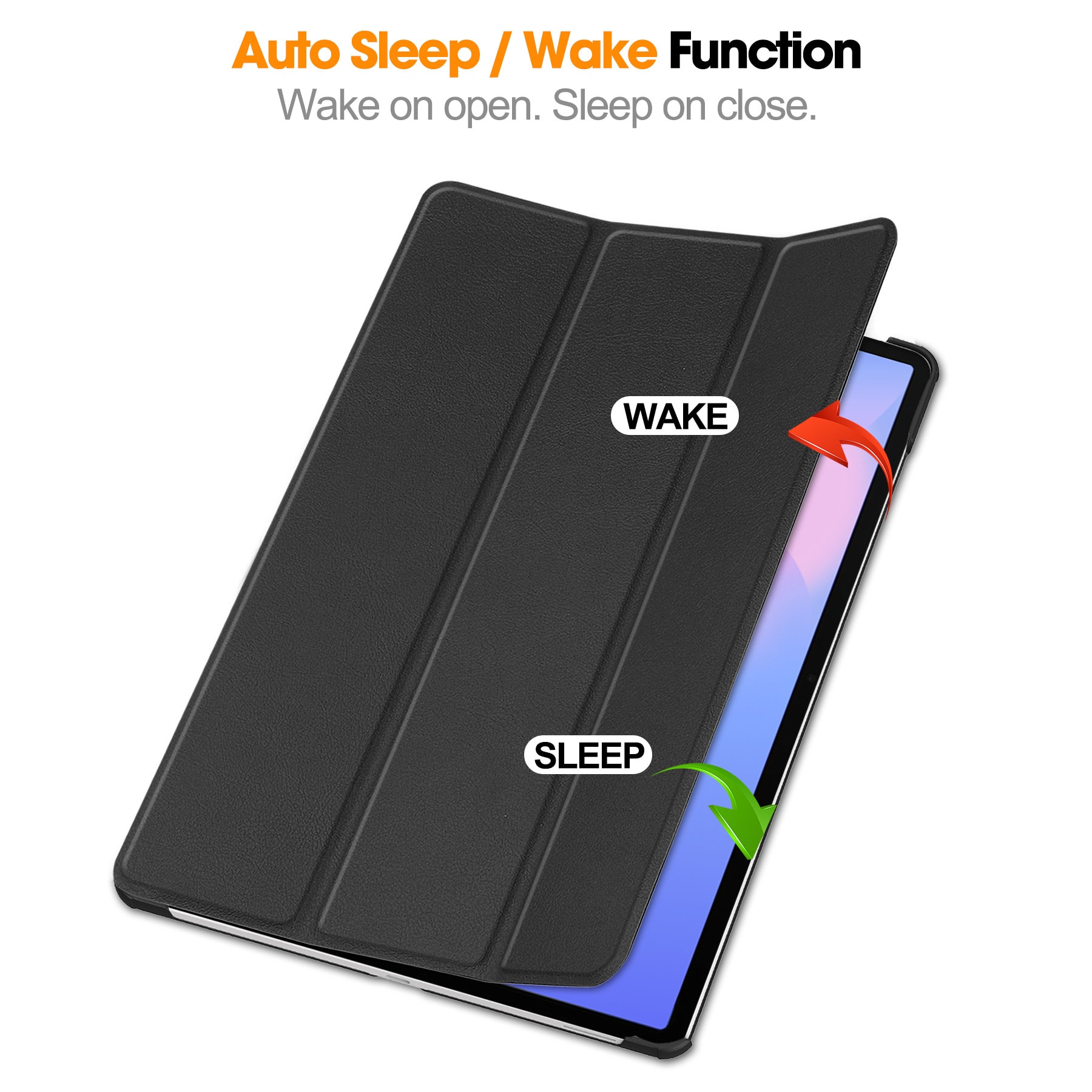 Samsung Galaxy Tab S10 FE Plus Tri-Fold Cover Black