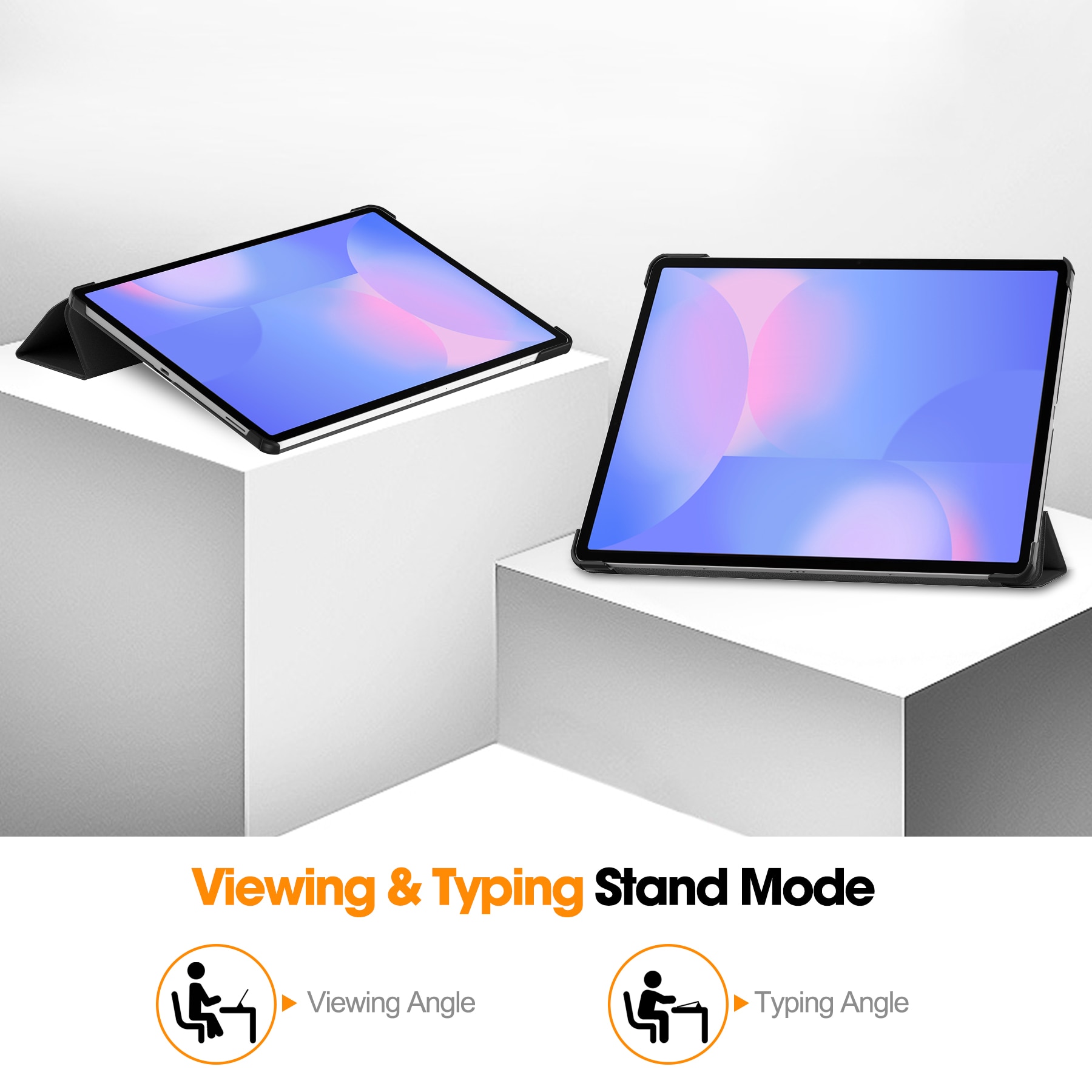 Samsung Galaxy Tab S10 FE Plus Tri-Fold Cover Black