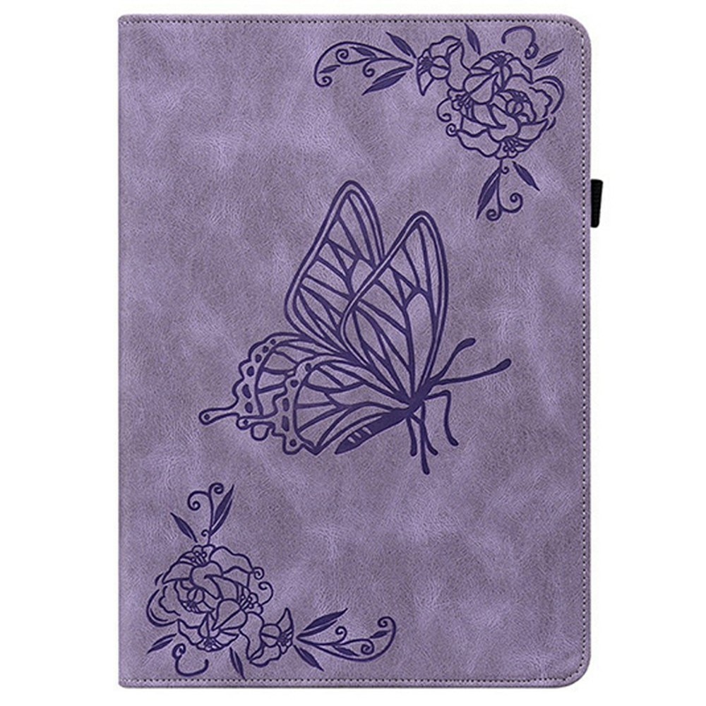  Lenovo Tab Leather Cover Butterflies Purple