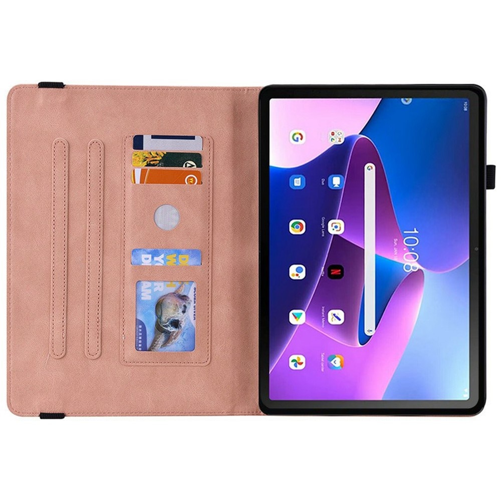  Lenovo Tab Leather Cover Butterflies Pink