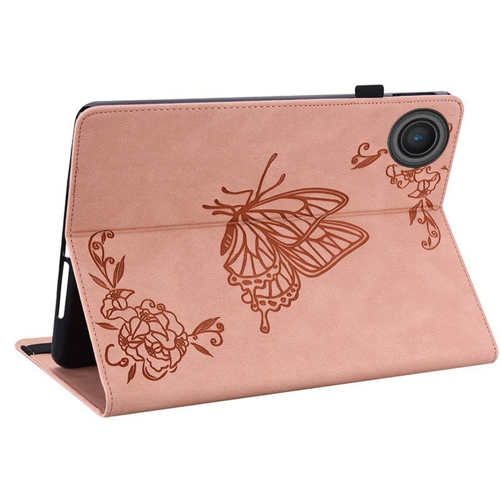  Lenovo Tab Leather Cover Butterflies Pink