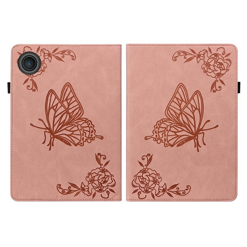  Lenovo Tab Leather Cover Butterflies Pink