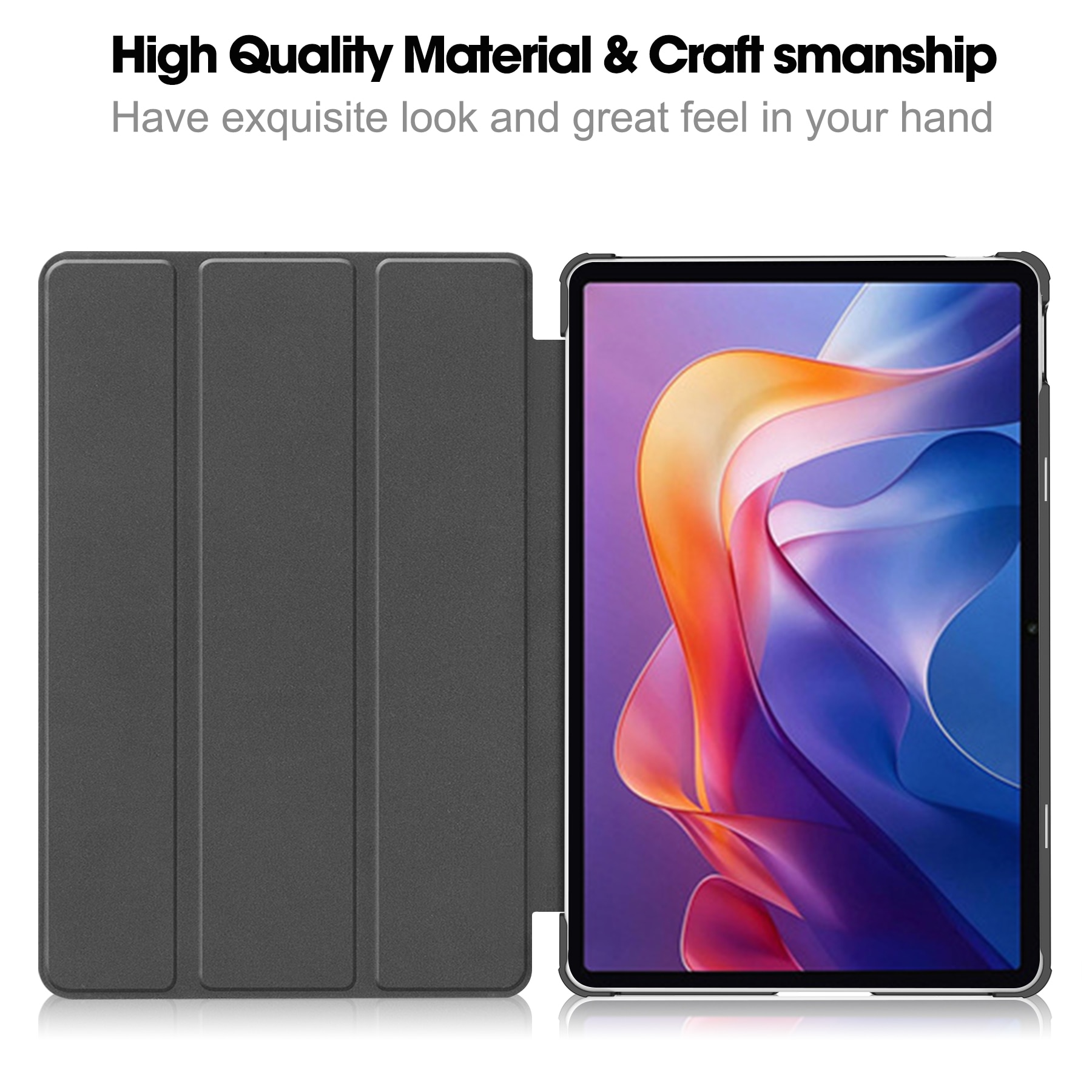 Xiaomi Redmi Pad 2 Tri-Fold Cover Black