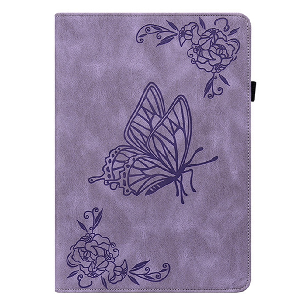 Xiaomi Redmi Pad 2 Leather Cover Butterflies Purple