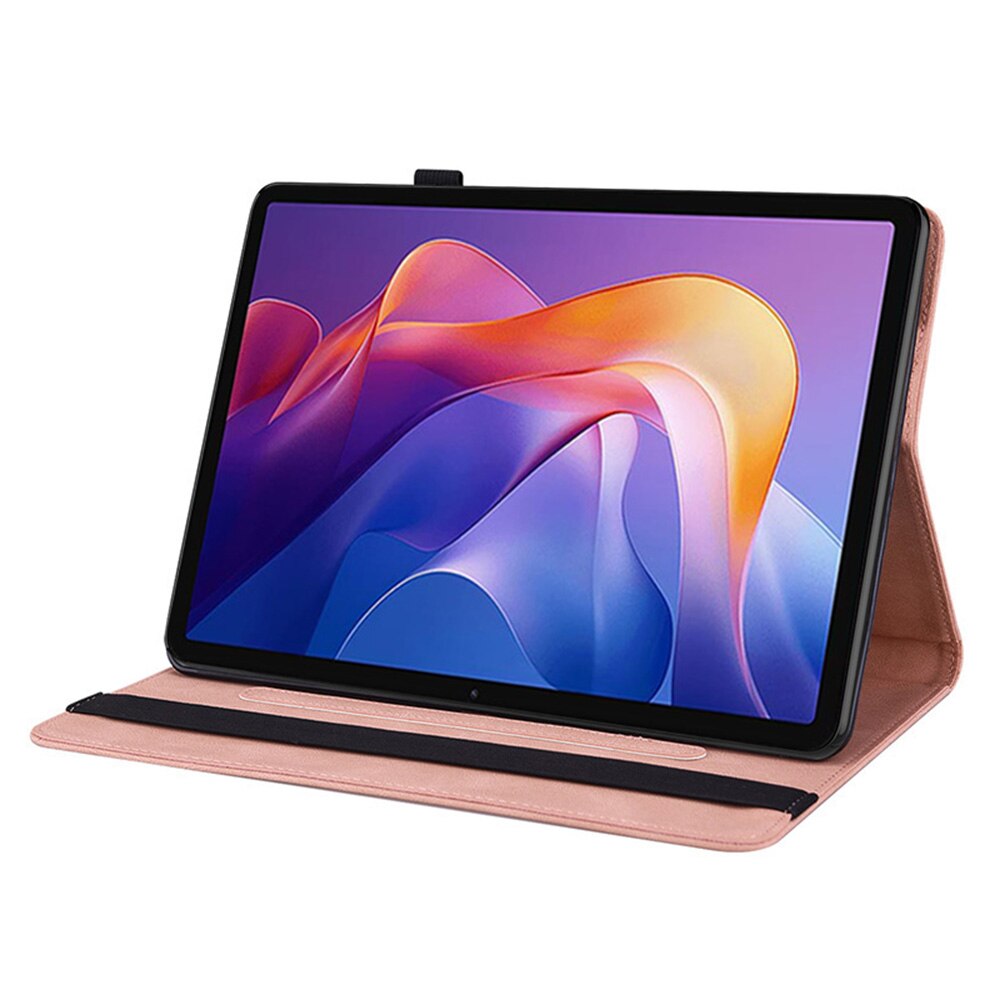 Xiaomi Redmi Pad 2 Leather Cover Butterflies Pink