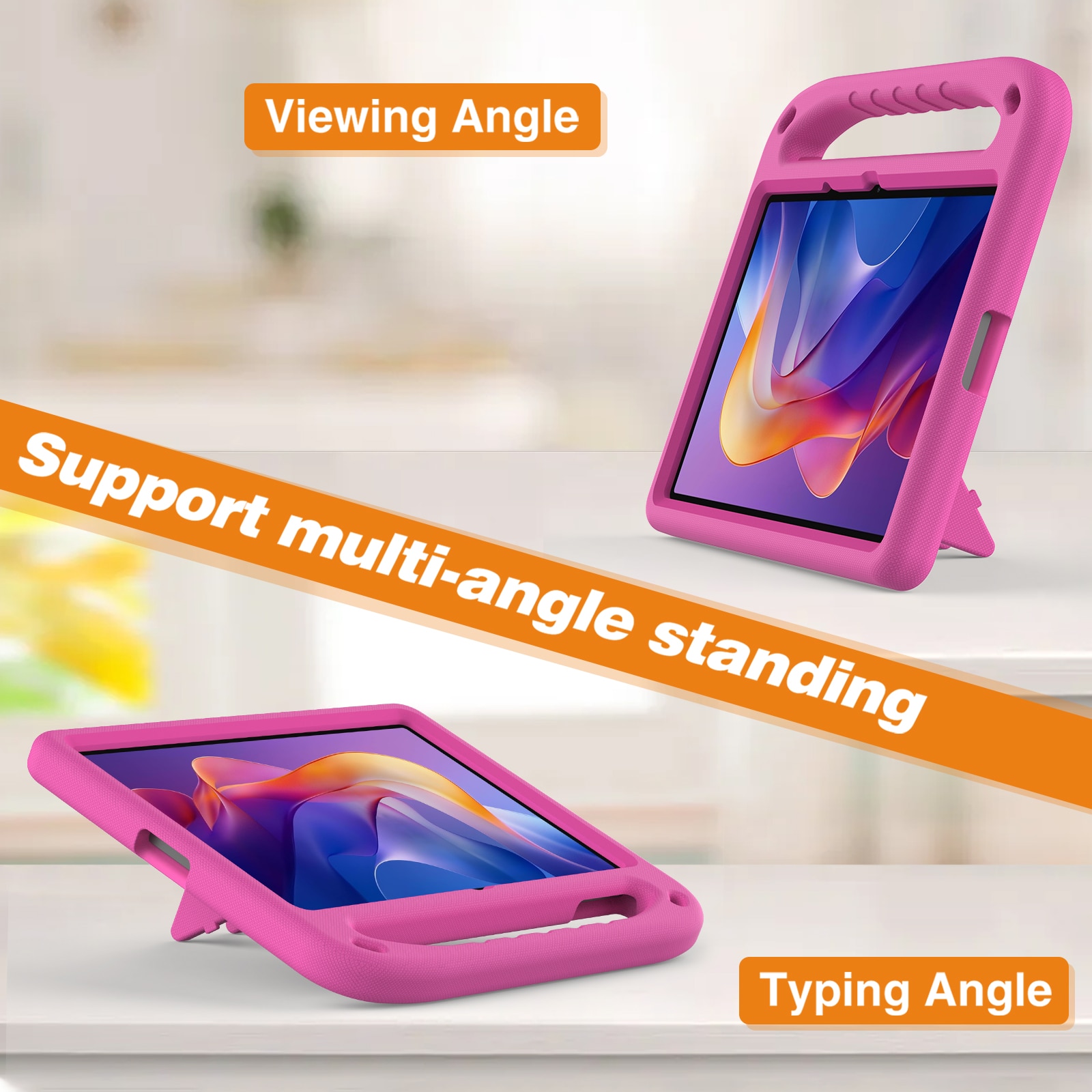 Case Kids with Handle Xiaomi Redmi Pad 2 Pink