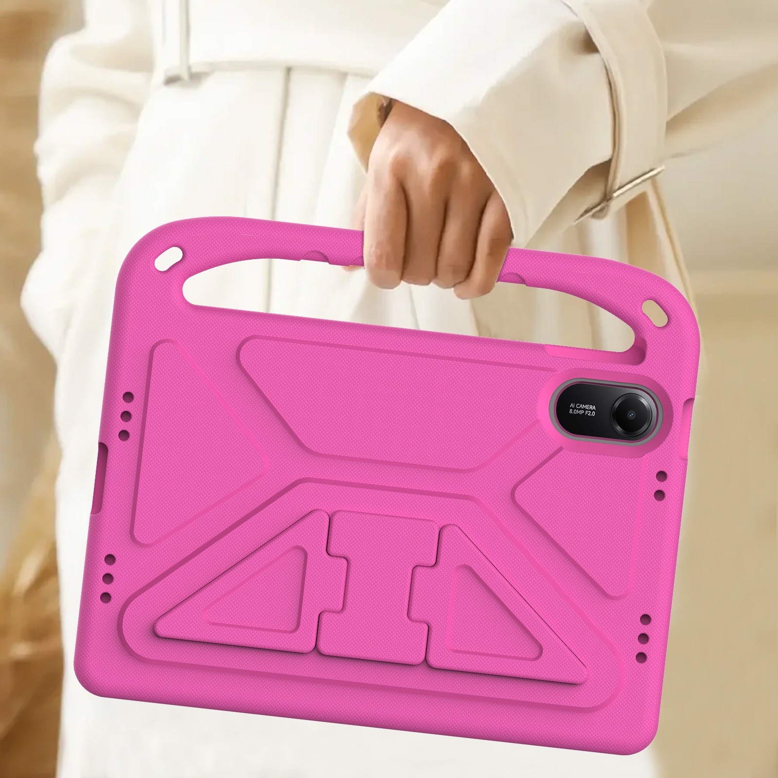 Case Kids with Handle Xiaomi Redmi Pad 2 Pink