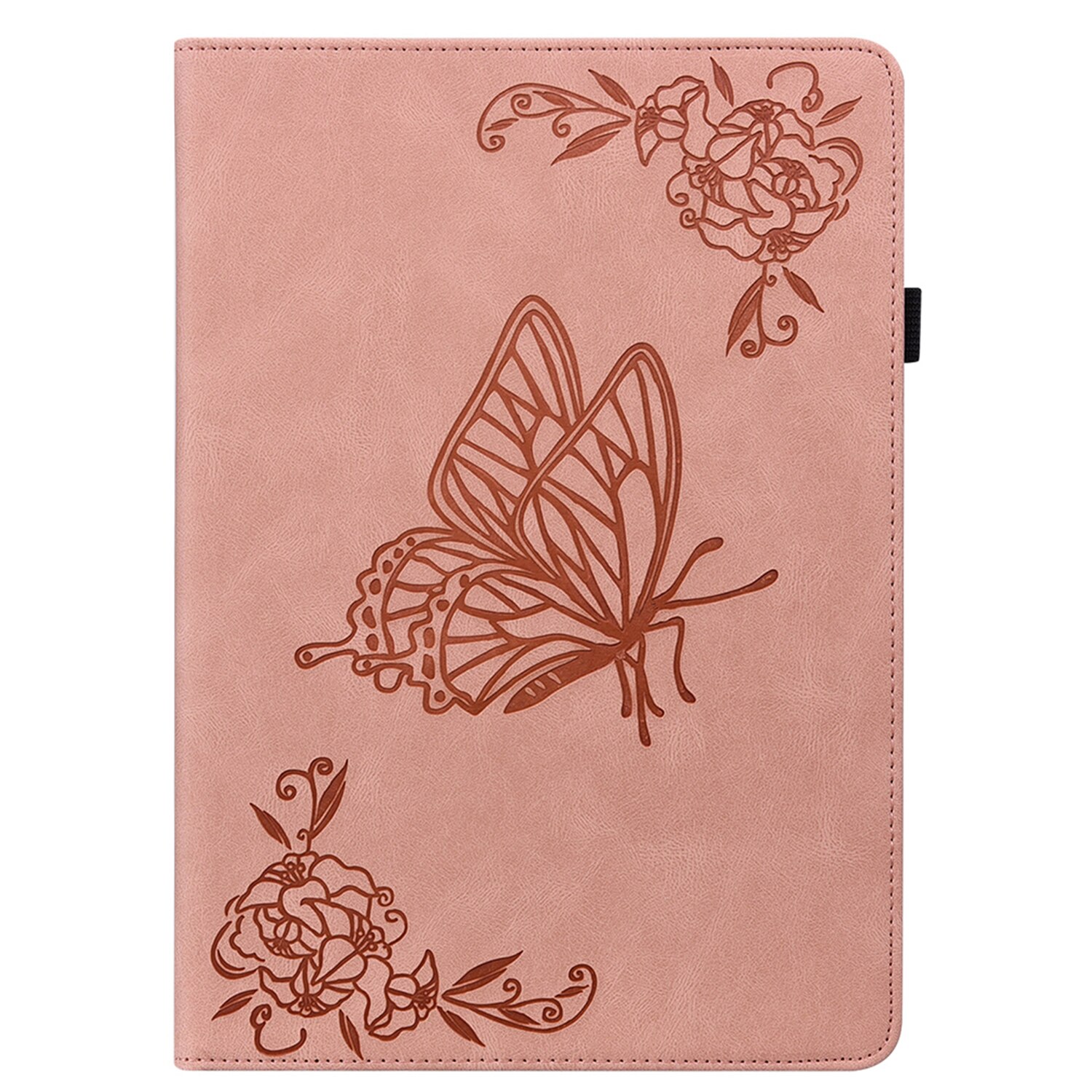 Samsung Galaxy Tab A11 Plus Leather Cover Butterflies Pink