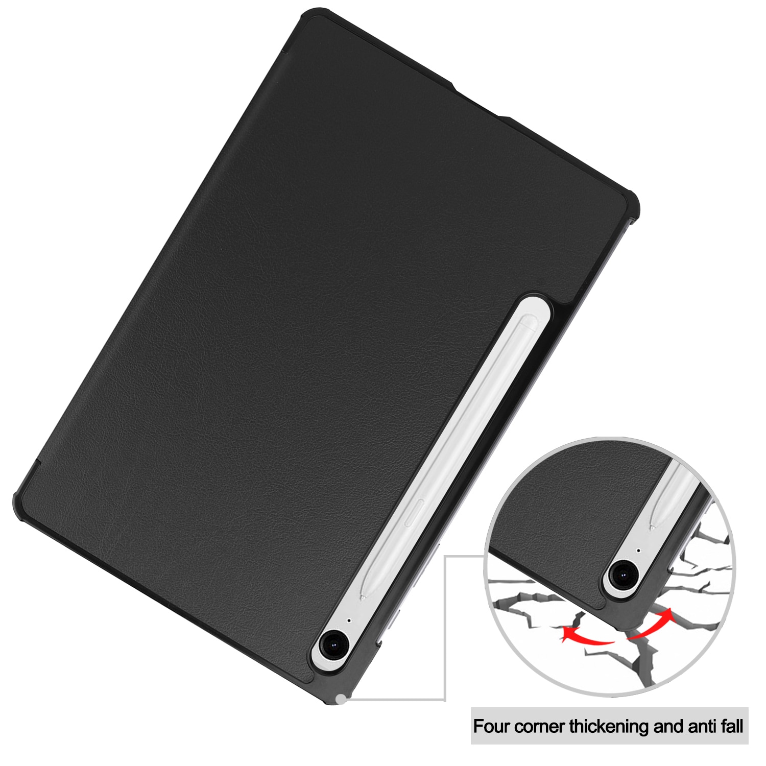 Samsung Galaxy Tab S10 Lite Tri-Fold Cover Black