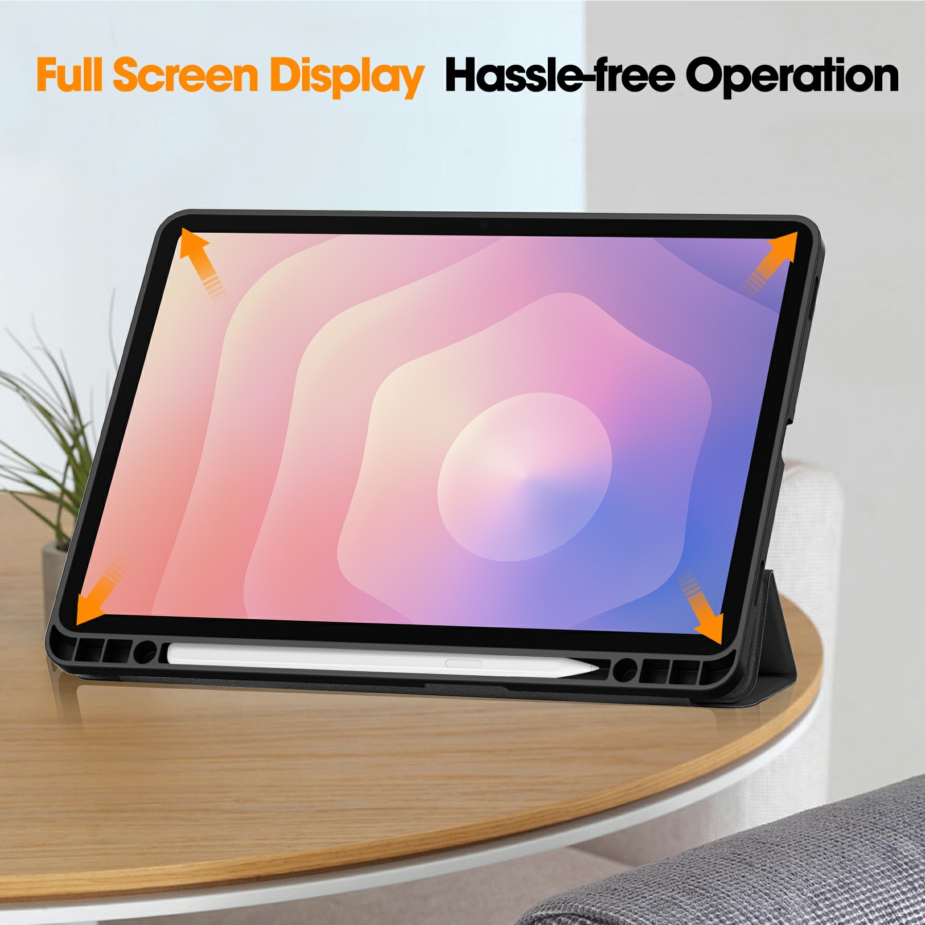 Samsung Galaxy Tab S11 Tri-Fold Cover w. Pen-holder Black