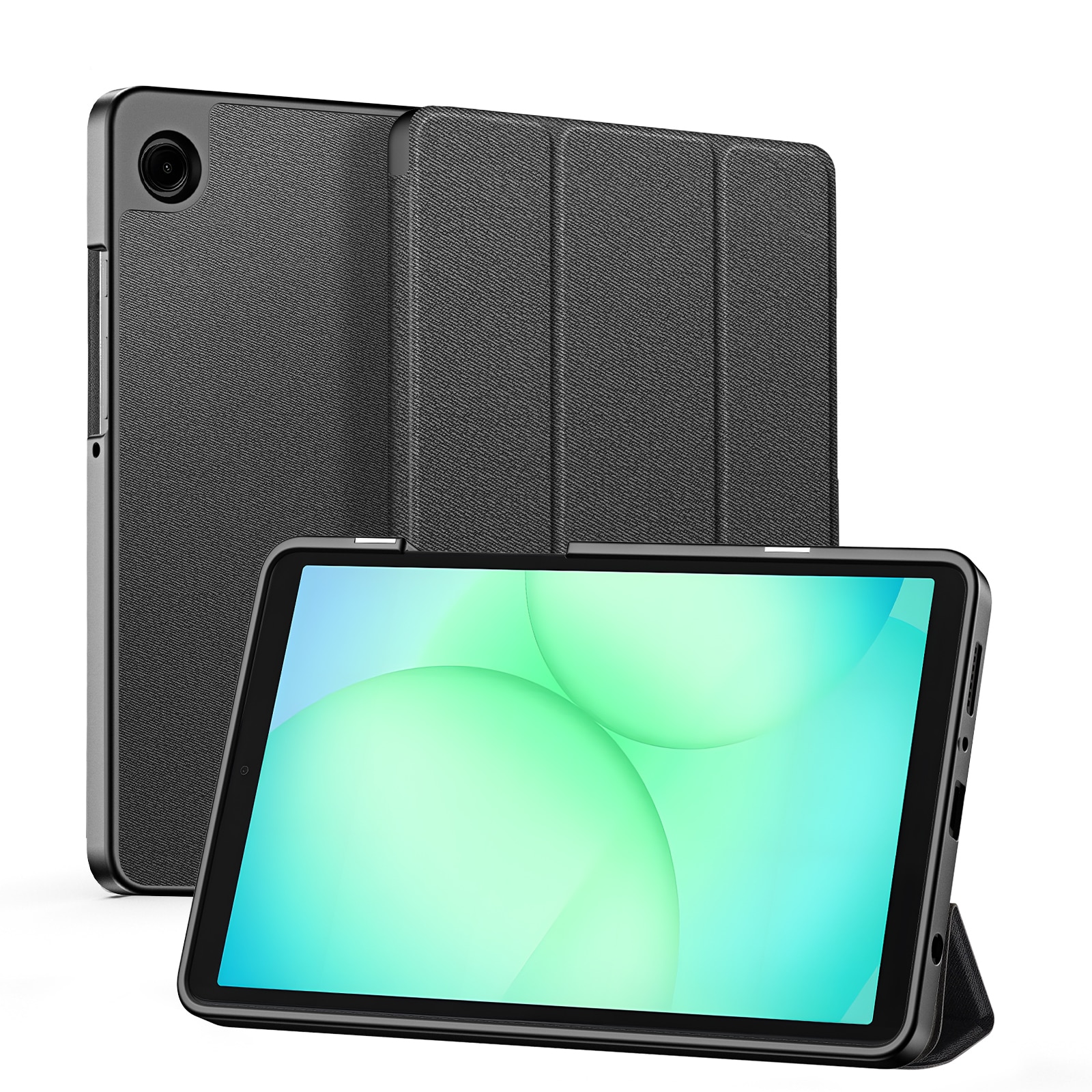 Samsung Galaxy Tab A11 Domo Tri-Fold Case Black