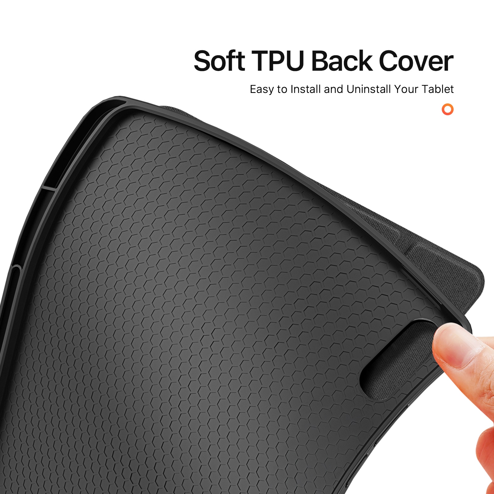 Samsung Galaxy Tab S11 Ultra Domo Tri-Fold Case Black