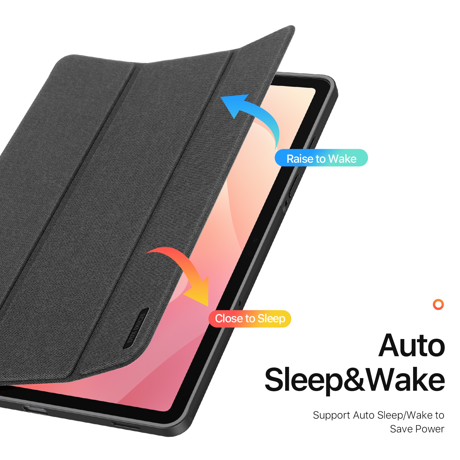 Samsung Galaxy Tab S11 Domo Tri-Fold Case Black
