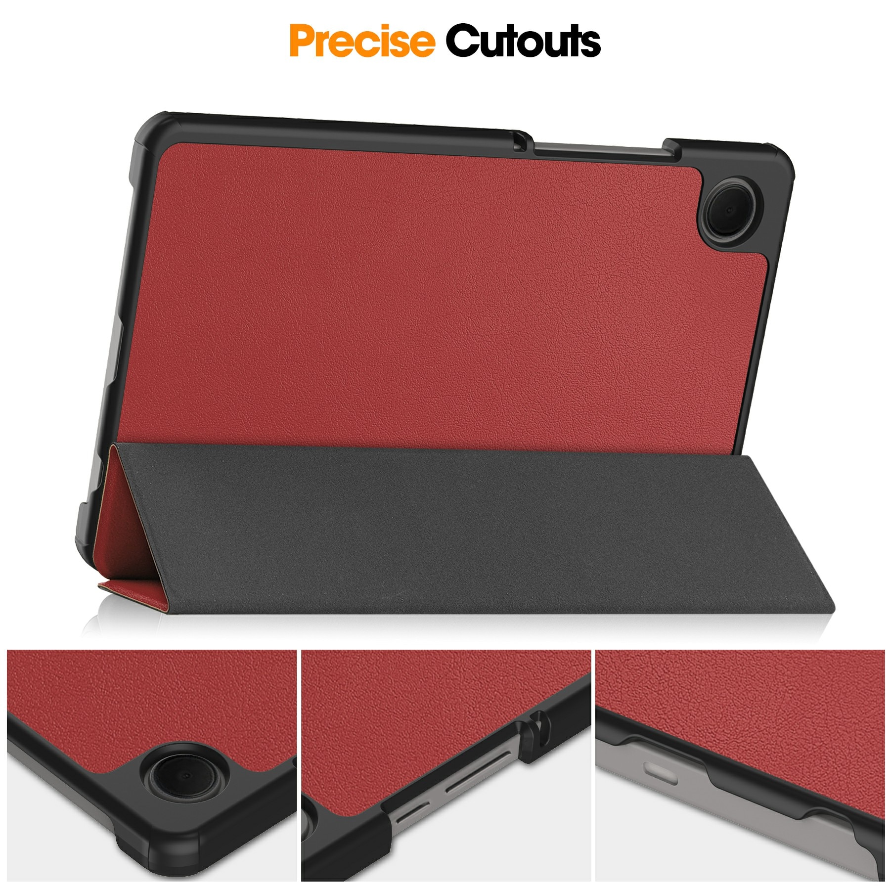 Samsung Galaxy Tab A11 Tri-Fold Cover Red