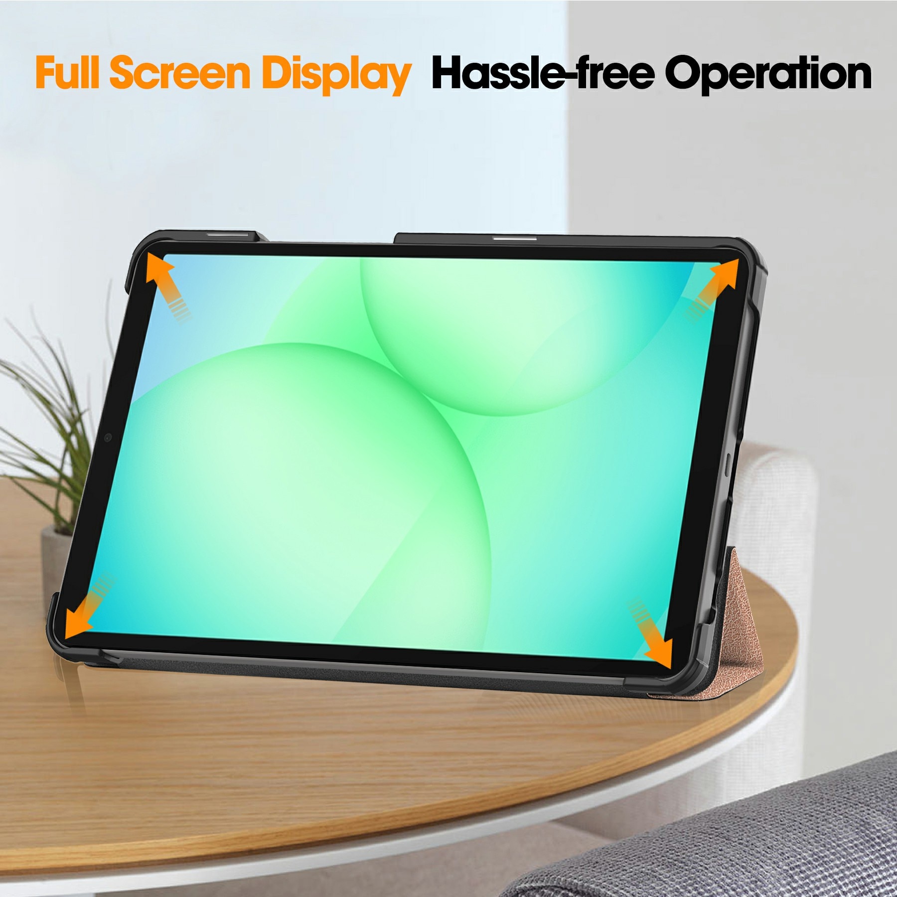 Samsung Galaxy Tab A11 Tri-Fold Cover Rose Gold
