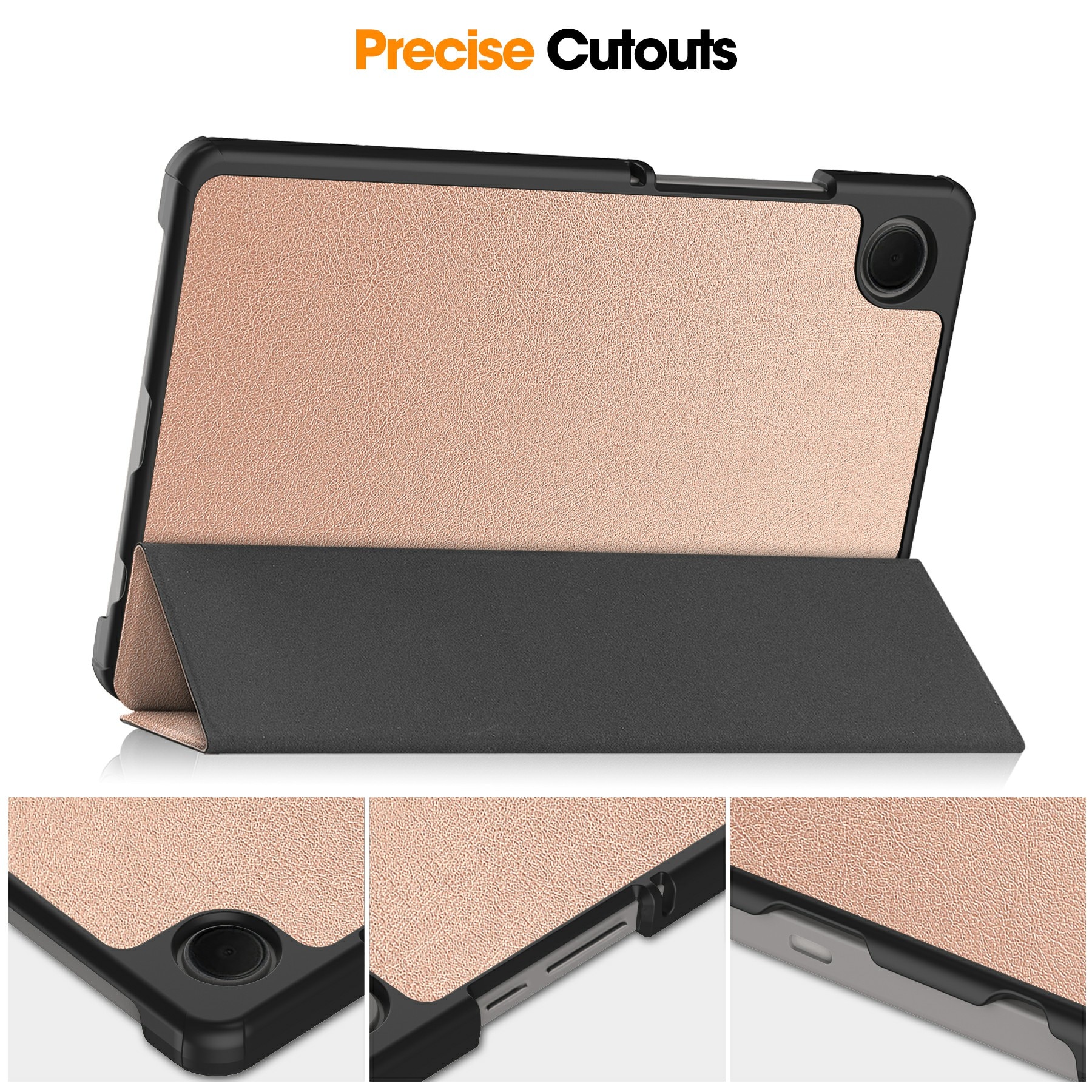 Samsung Galaxy Tab A11 Tri-Fold Cover Rose Gold