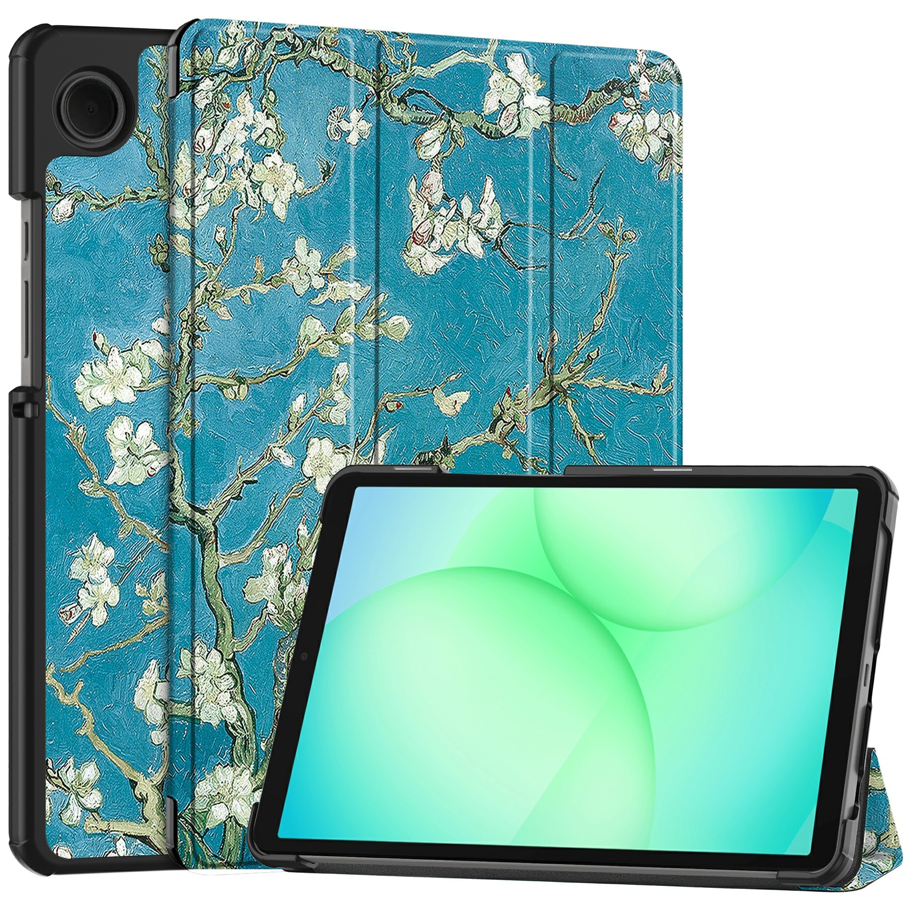 Samsung Galaxy Tab A11 Tri-Fold Cover Cherry blossoms