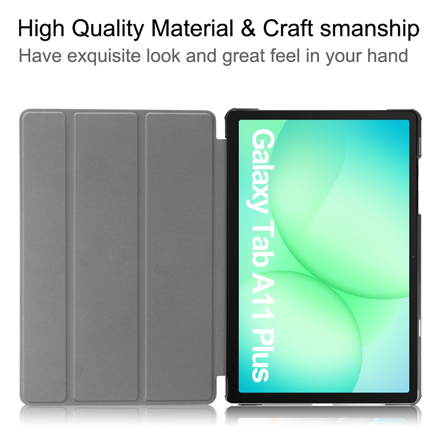 Samsung Galaxy Tab A11 Plus Tri-Fold Cover Grey