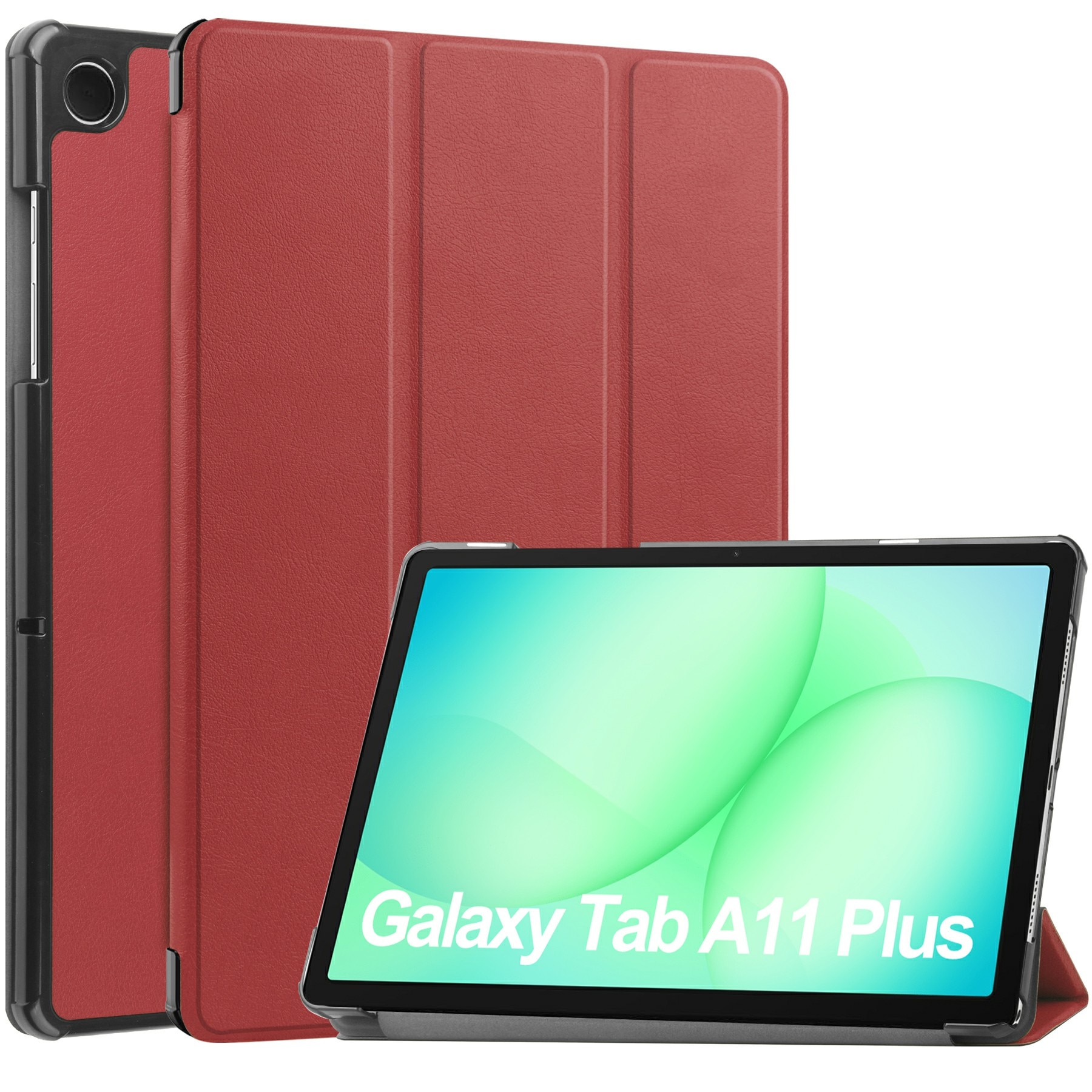 Samsung Galaxy Tab A11 Plus Tri-Fold Cover Red