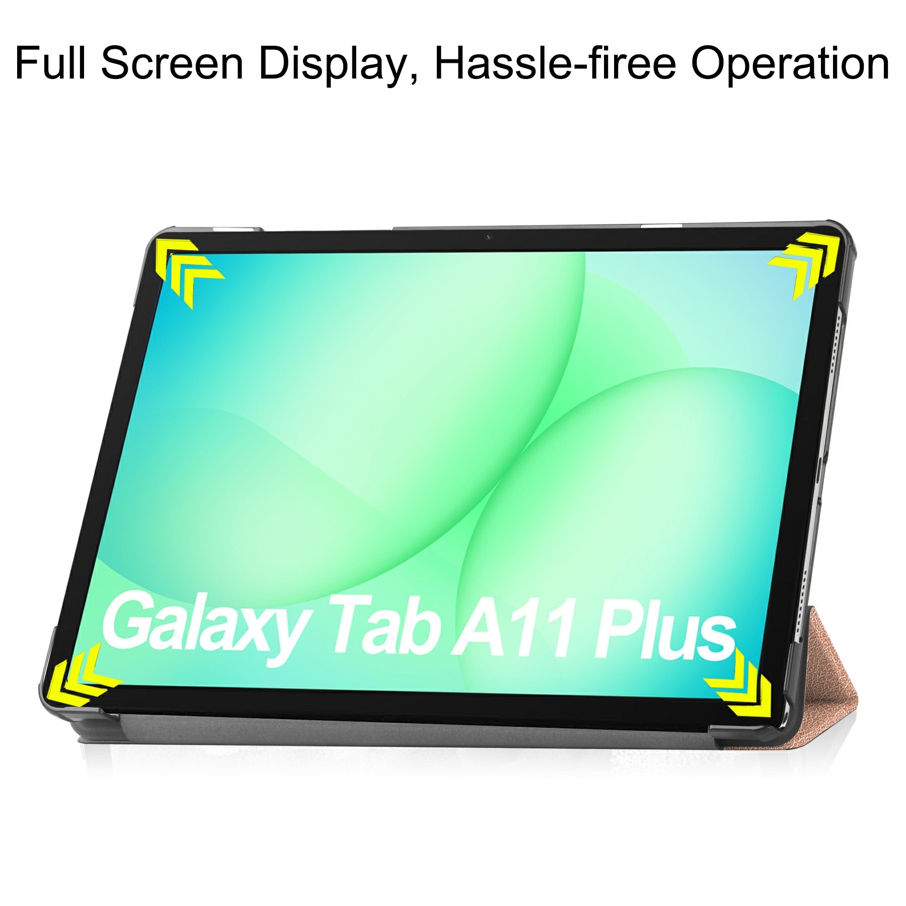 Samsung Galaxy Tab A11 Plus Tri-Fold Cover Rose Gold
