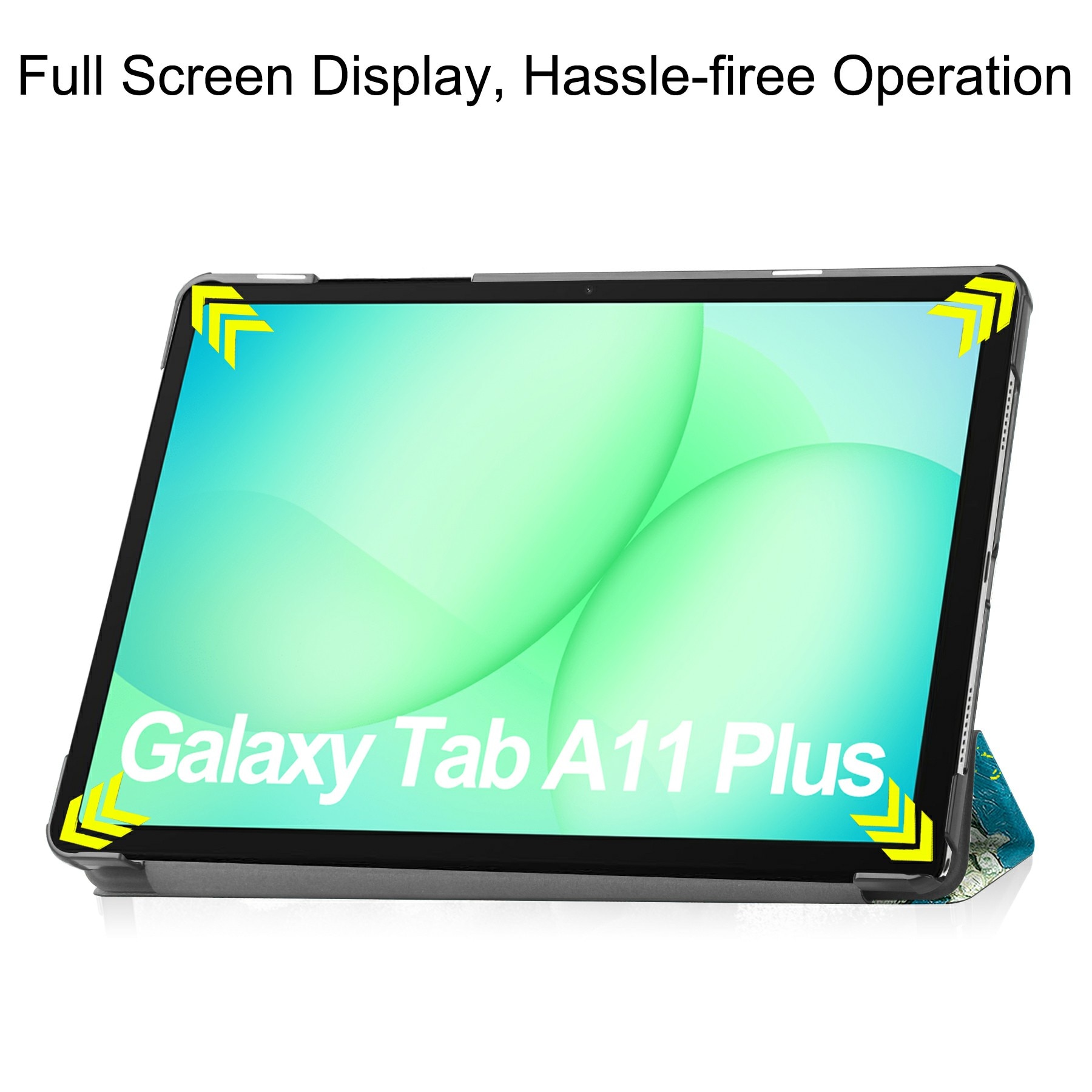Samsung Galaxy Tab A11 Plus Tri-Fold Cover Cherry blossoms