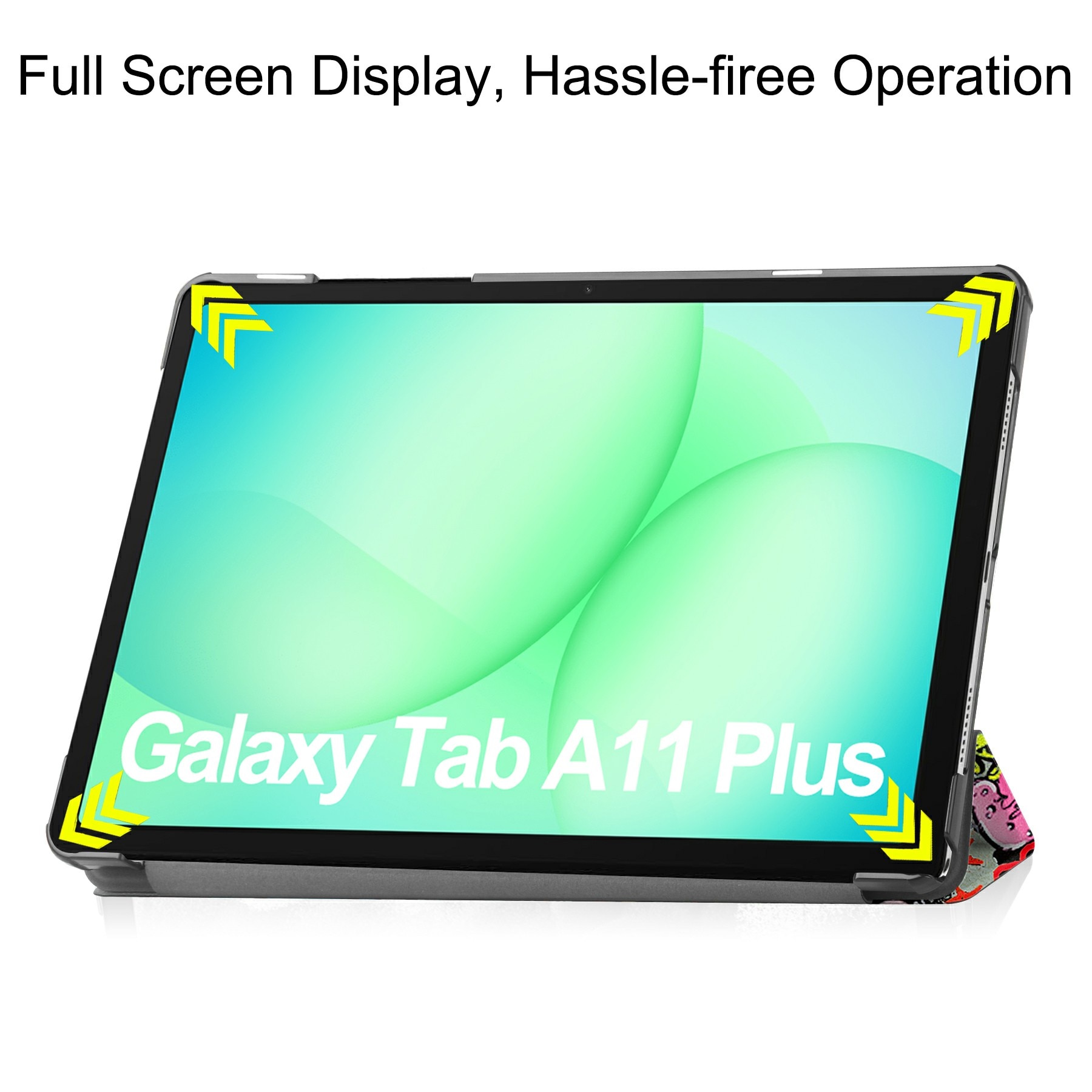 Samsung Galaxy Tab A11 Plus Tri-Fold Cover Graffiti