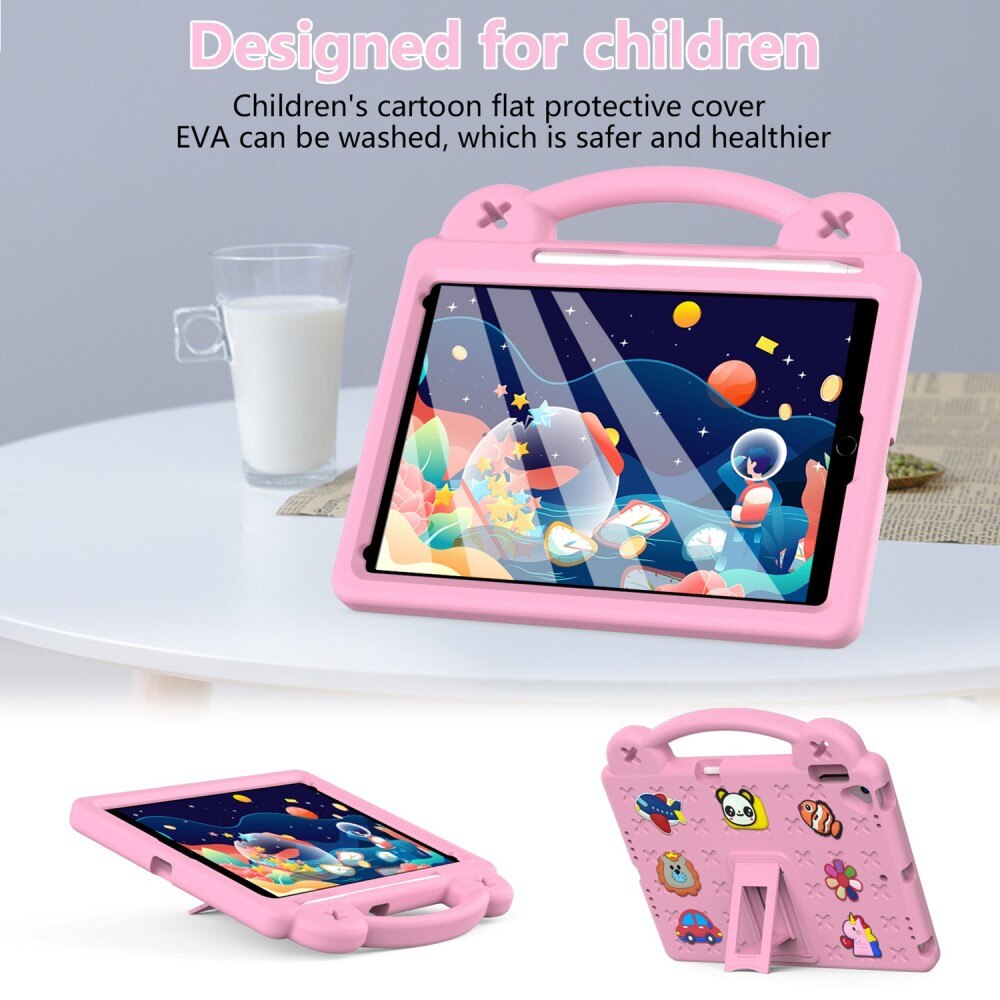 Kickstand Shockproof Case Kids iPad 10.2 8th Gen (2020) Pink