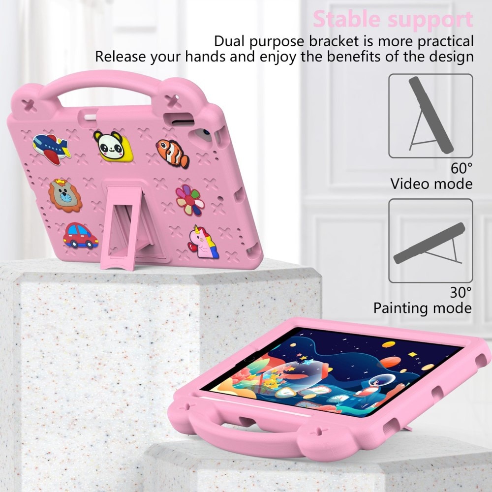 Kickstand Shockproof Case Kids iPad 10.2 9th Gen (2021) Pink