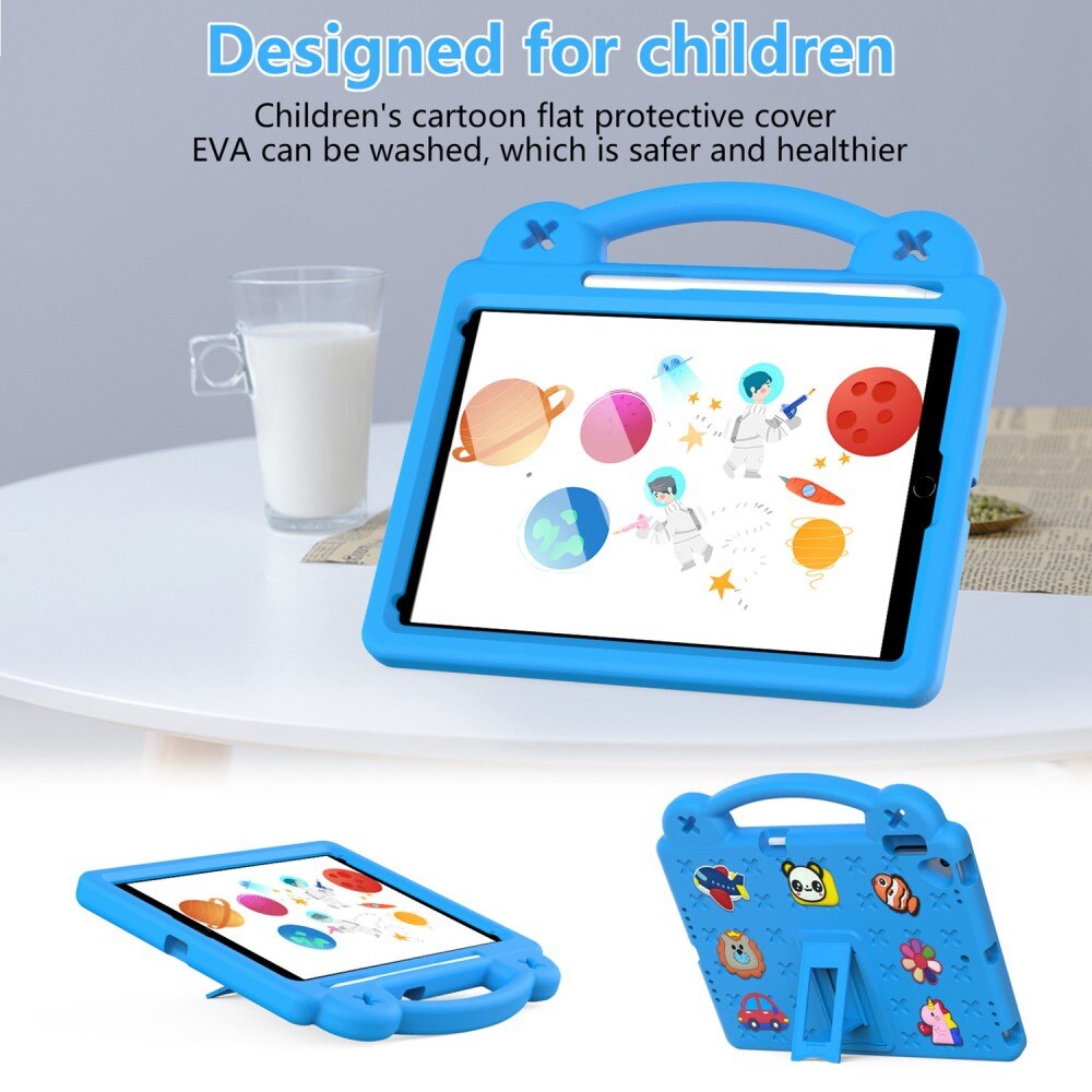 Kickstand Shockproof Case Kids iPad 10.2 9th Gen (2021) Blue