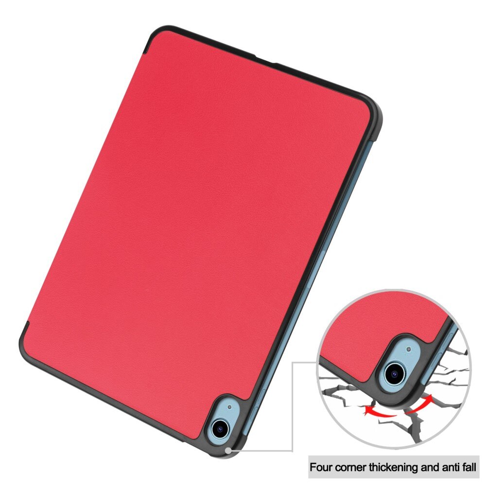 iPad 10.9 10th Gen (2022) Tri-Fold Cover Red