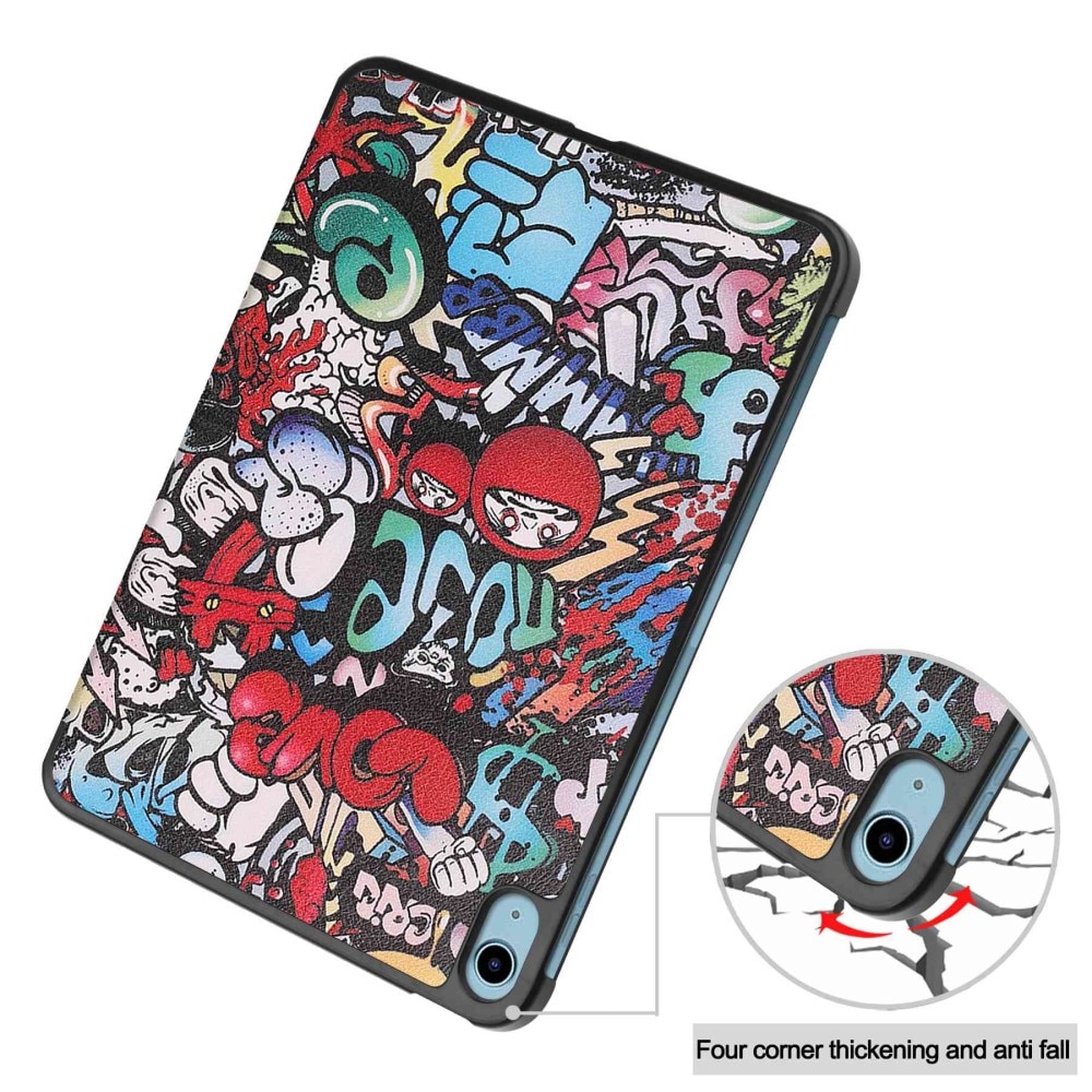 iPad 10.9 10th Gen (2022) Tri-Fold Cover Graffiti