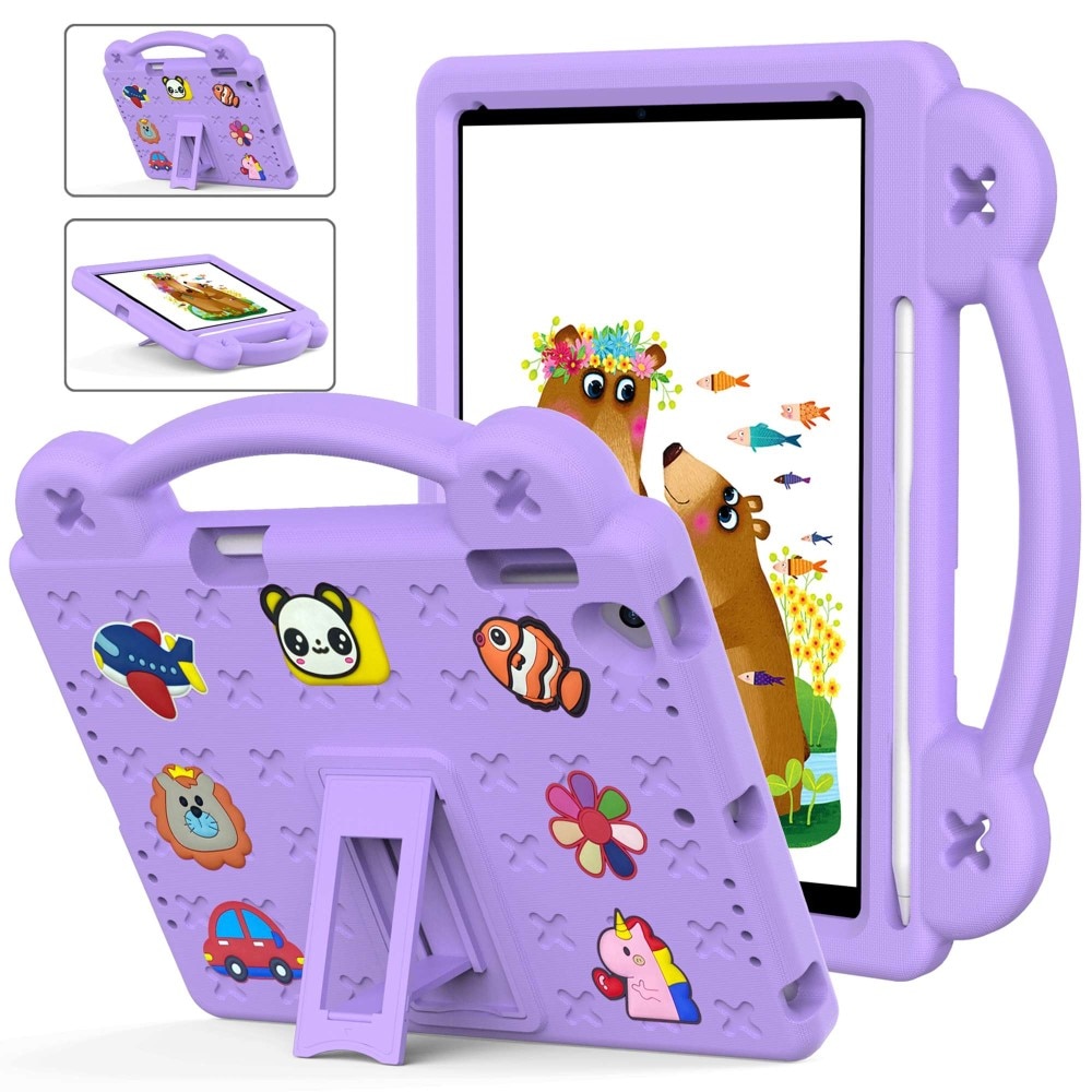 Kickstand Shockproof Case Kids iPad 9.7/Air 2/Air Purple
