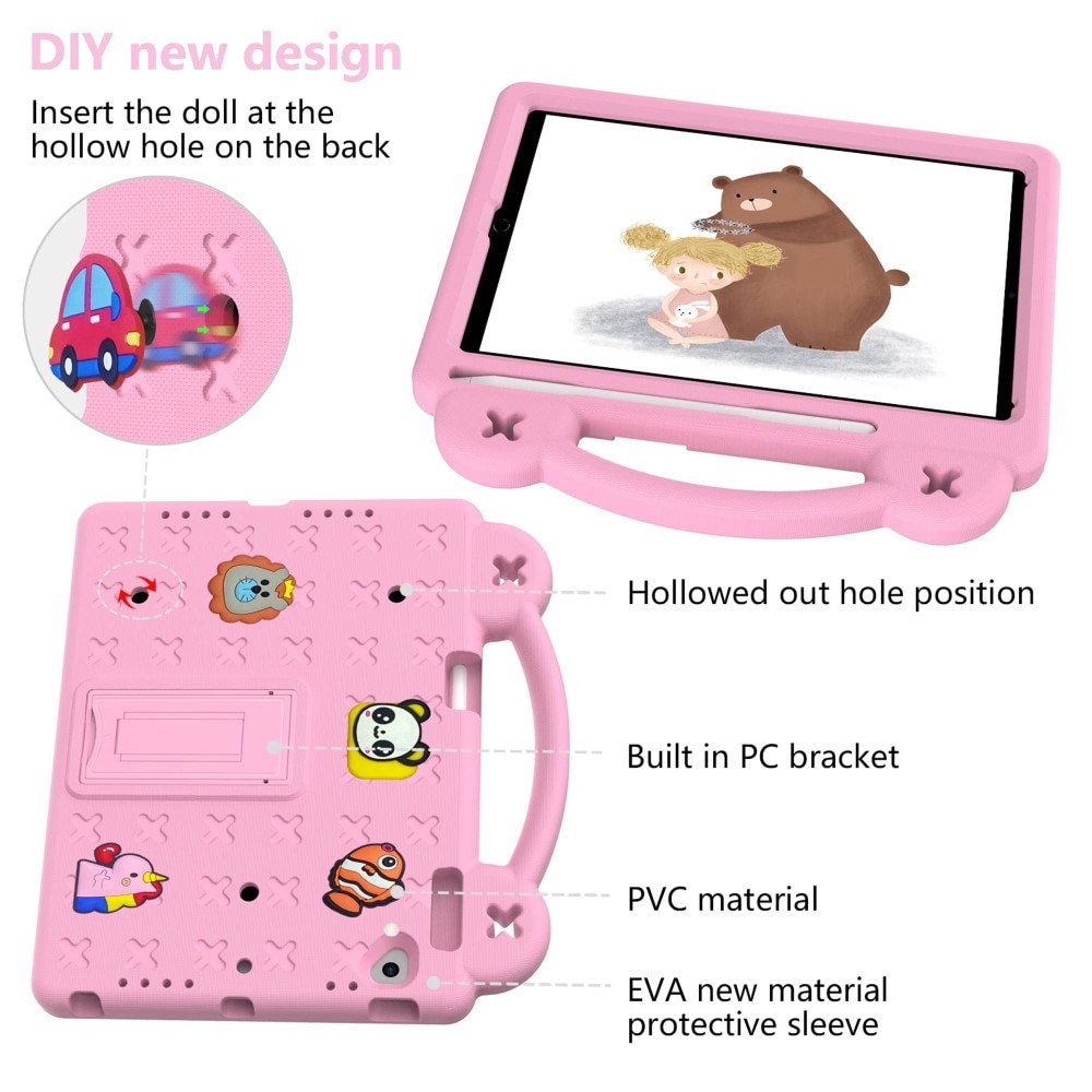 Kickstand Shockproof Case Kids iPad Air 2 9.7 (2014) Pink
