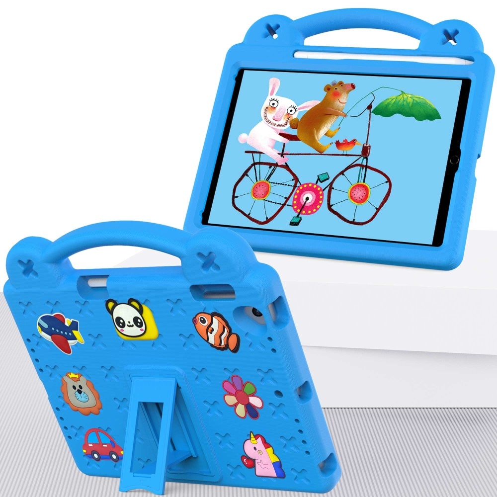 Kickstand Shockproof Case Kids iPad Air 2 9.7 (2014) Blue