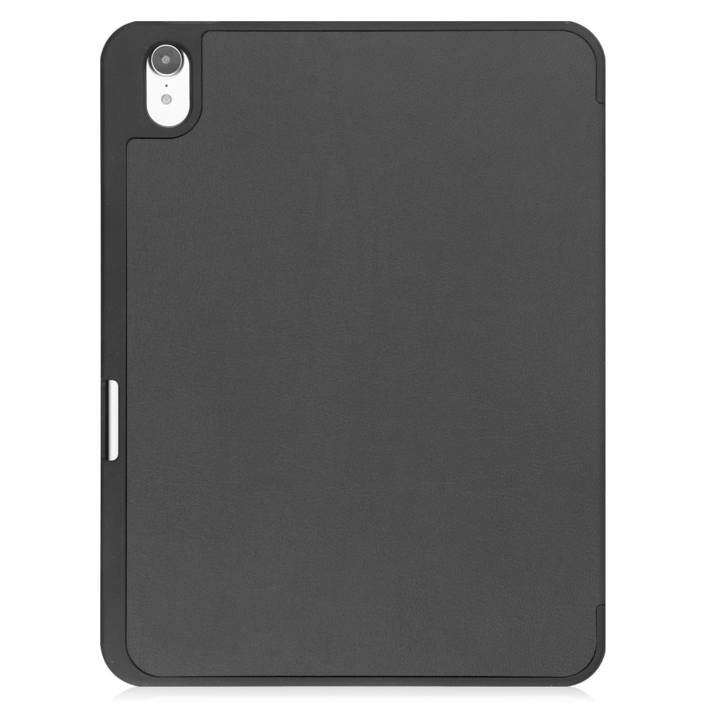 iPad 10.9 10th Gen (2022) Tri-Fold Cover w. Pen-holder Black