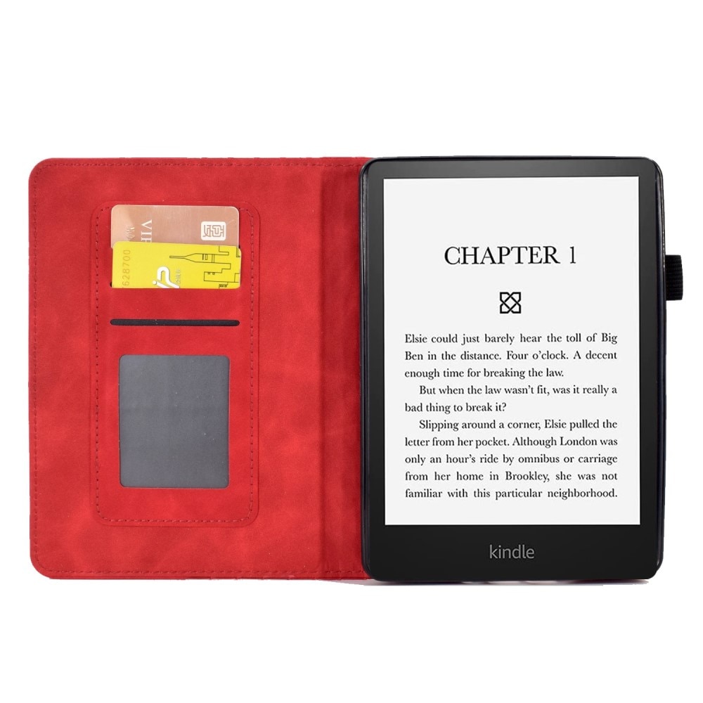Card Slot Cover Amazon Kindle Paperwhite Signature Edition (2023) Red