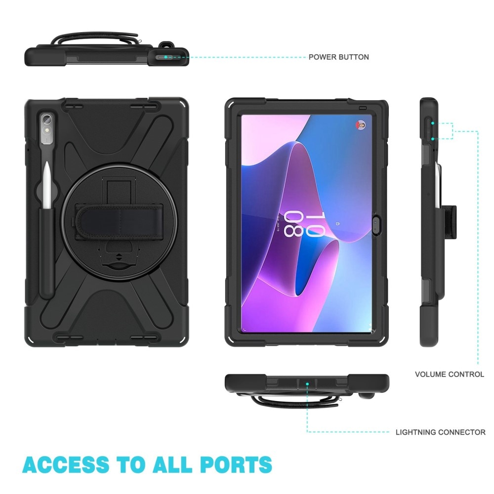 Lenovo Tab P11 Pro (2nd gen) Shockproof Hybrid Case Black