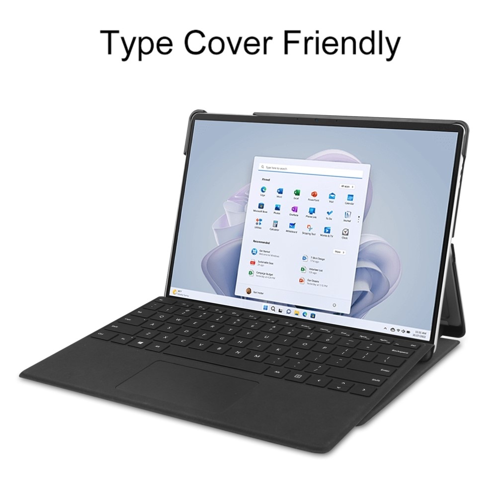 Book Cover Microsoft Surface Pro 9 Black