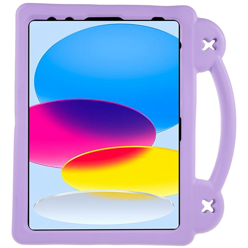 Kickstand Shockproof Case Kids iPad 10.9 10th Gen (2022) Purple